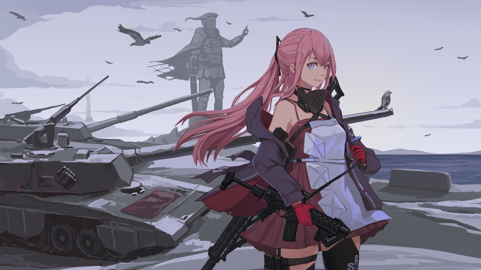 1080P, Girls Frontline, AR15 (Girls Frontline), Video Game, HD Wallpaper