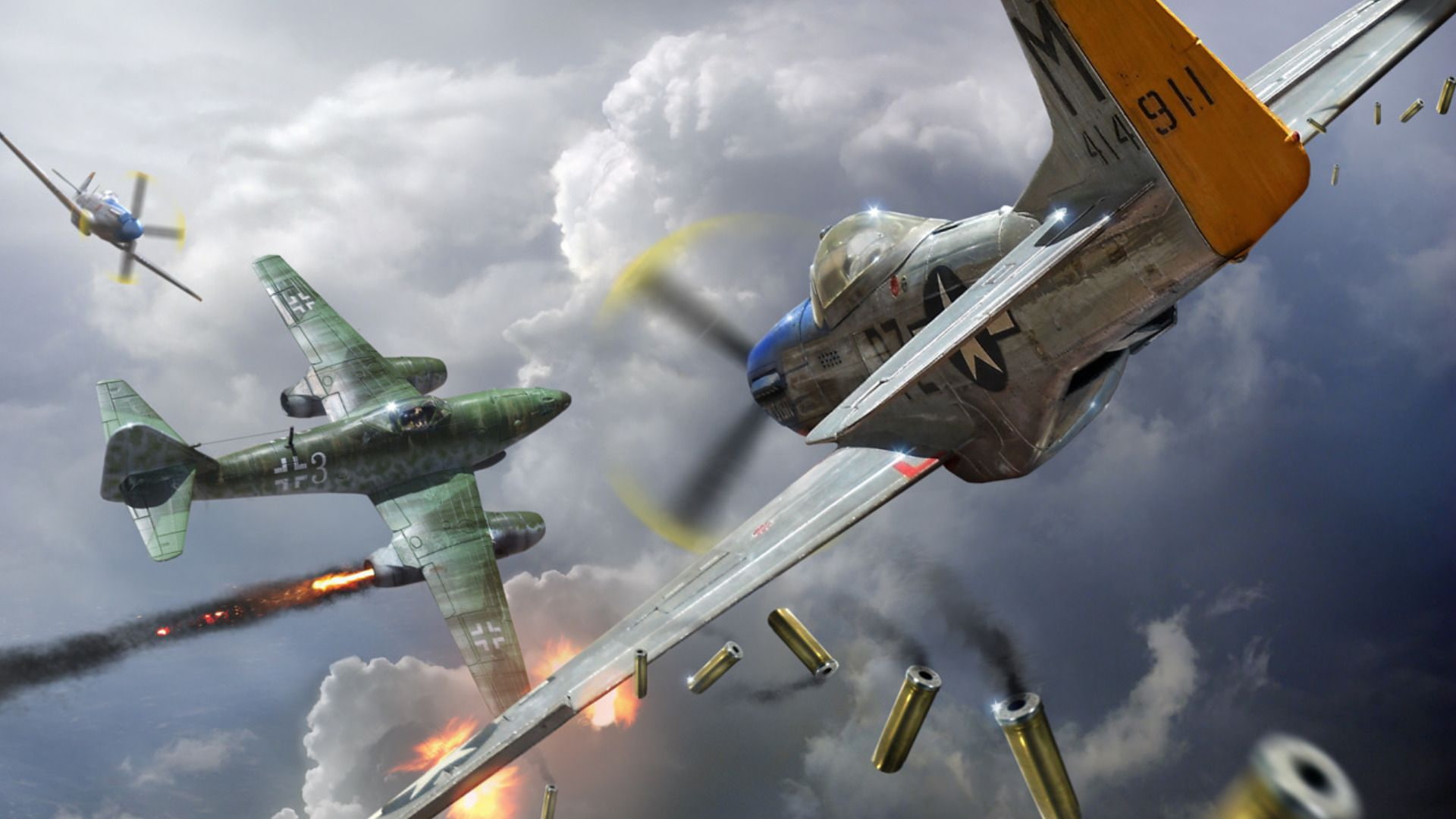 vehicle, sky, war, low angle view, mid-air, 1080P, nature, transportation, mode of transportation, plane, flying, air vehicle, on the move, aircraft, outdoors, HD Wallpaper