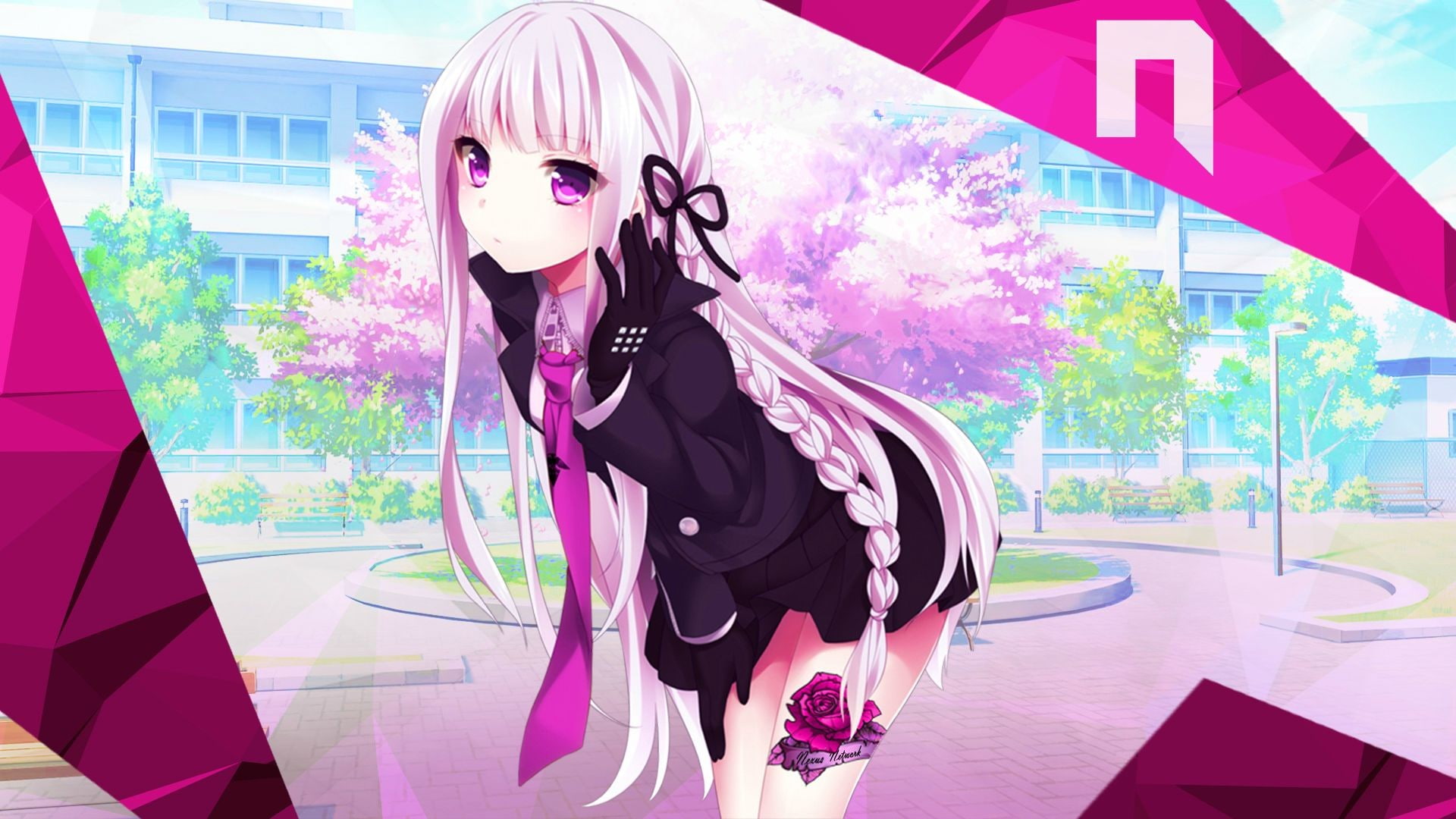 anime, anime girls, Danganronpa, 1080P, Kirigiri Kyouko, HD Wallpaper
