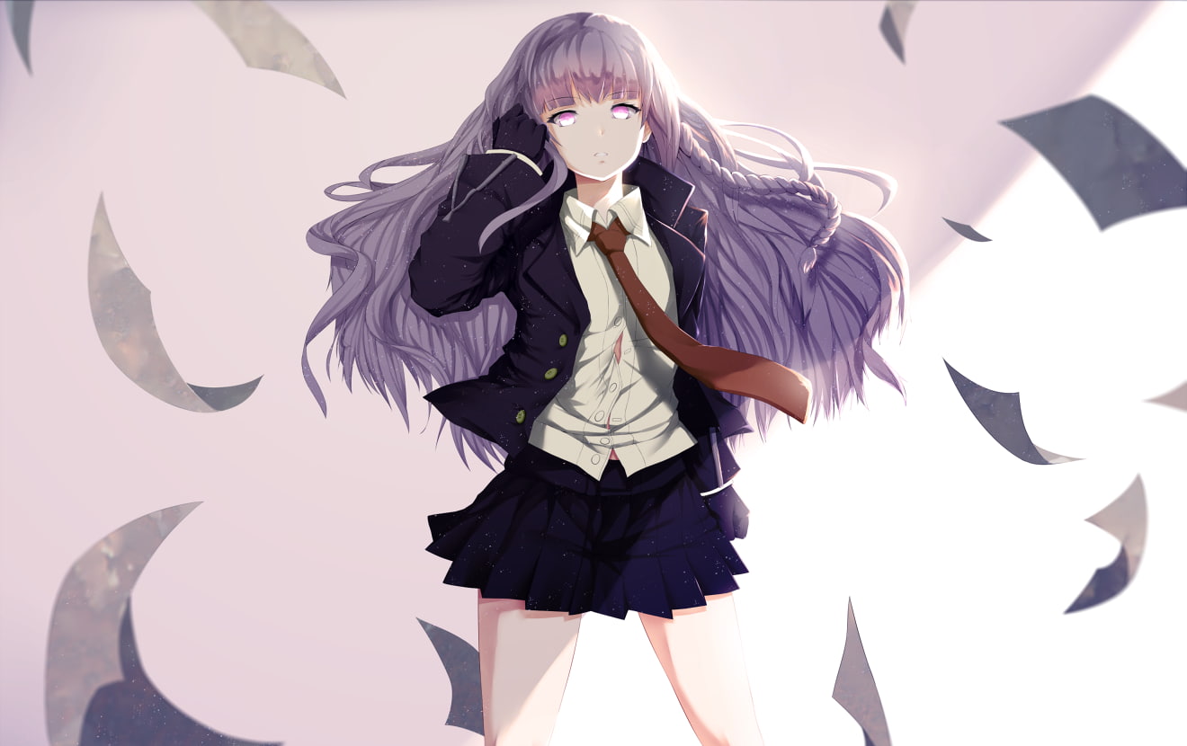 Kirigiri Kyouko, schoolgirl, Danganronpa, anime girls, 720P, HD Wallpaper