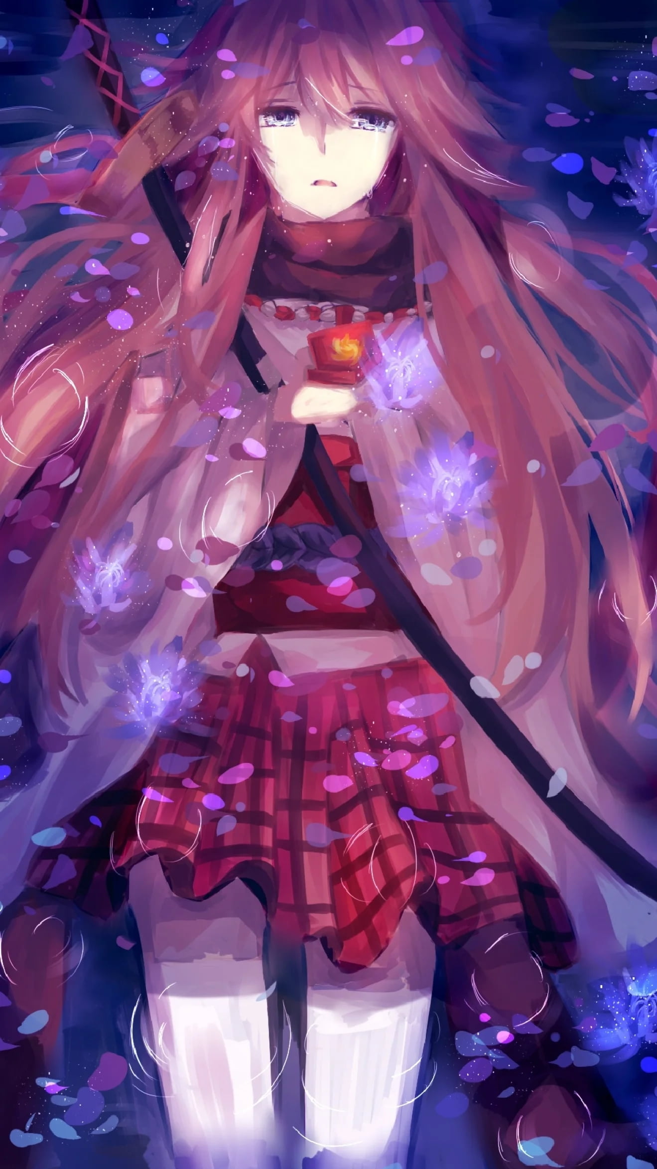 miniskirt, anime, Honkai Impact, 1080P, Honkai Impact 3rd, anime girls, long hair, Phone HD Wallpaper