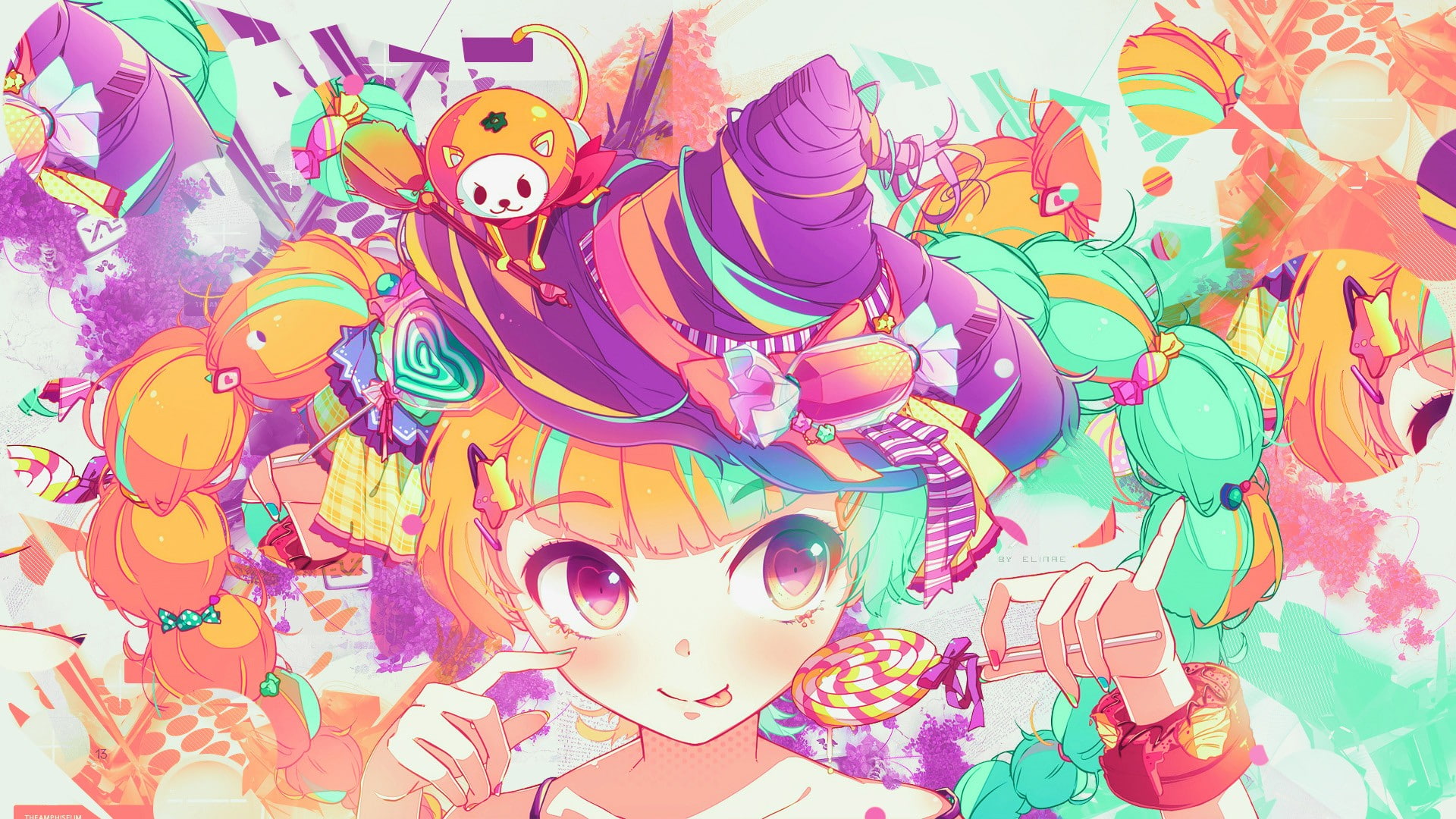 outdoors, art and craft, 1080P, tongues, day, multi colored, no people, toy, colorful, craft, representation, lollipop, decoration, event, fashion, hat, HD Wallpaper