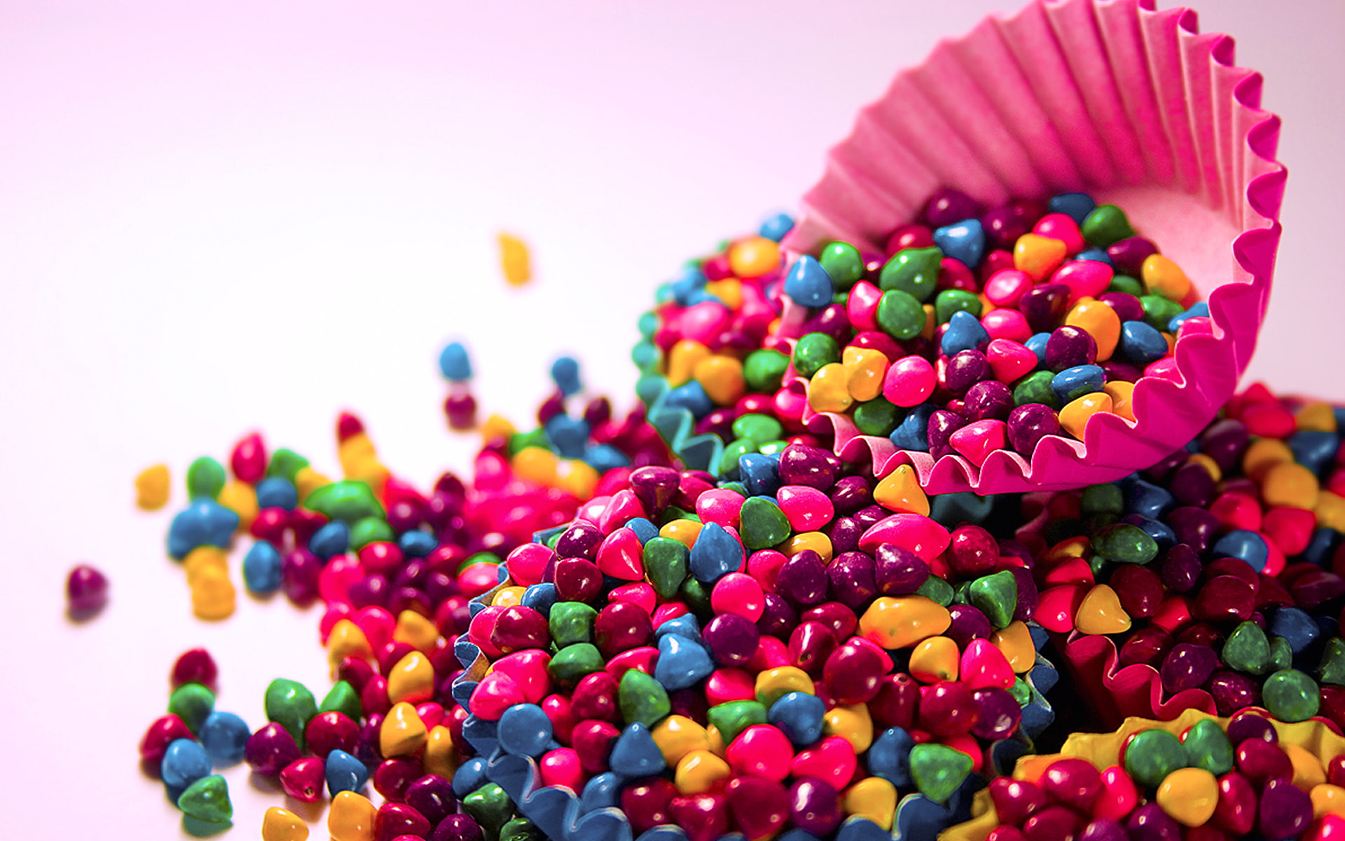 photography, colorful, hd, lot, candies, red, blue, 1080P, yellow, green, candys, pink, HD Wallpaper