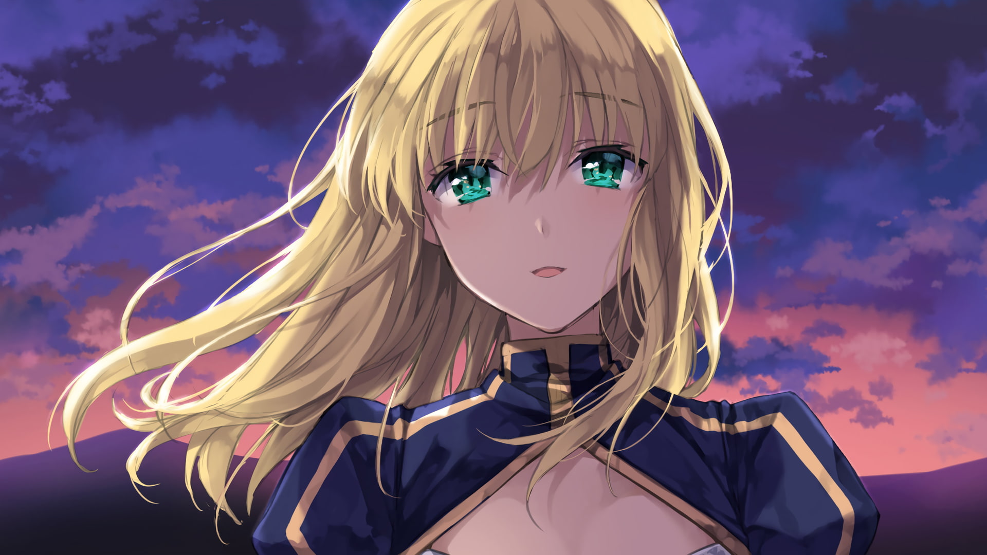 anime girls, Saber, Fate Series, 1080P, HD Wallpaper