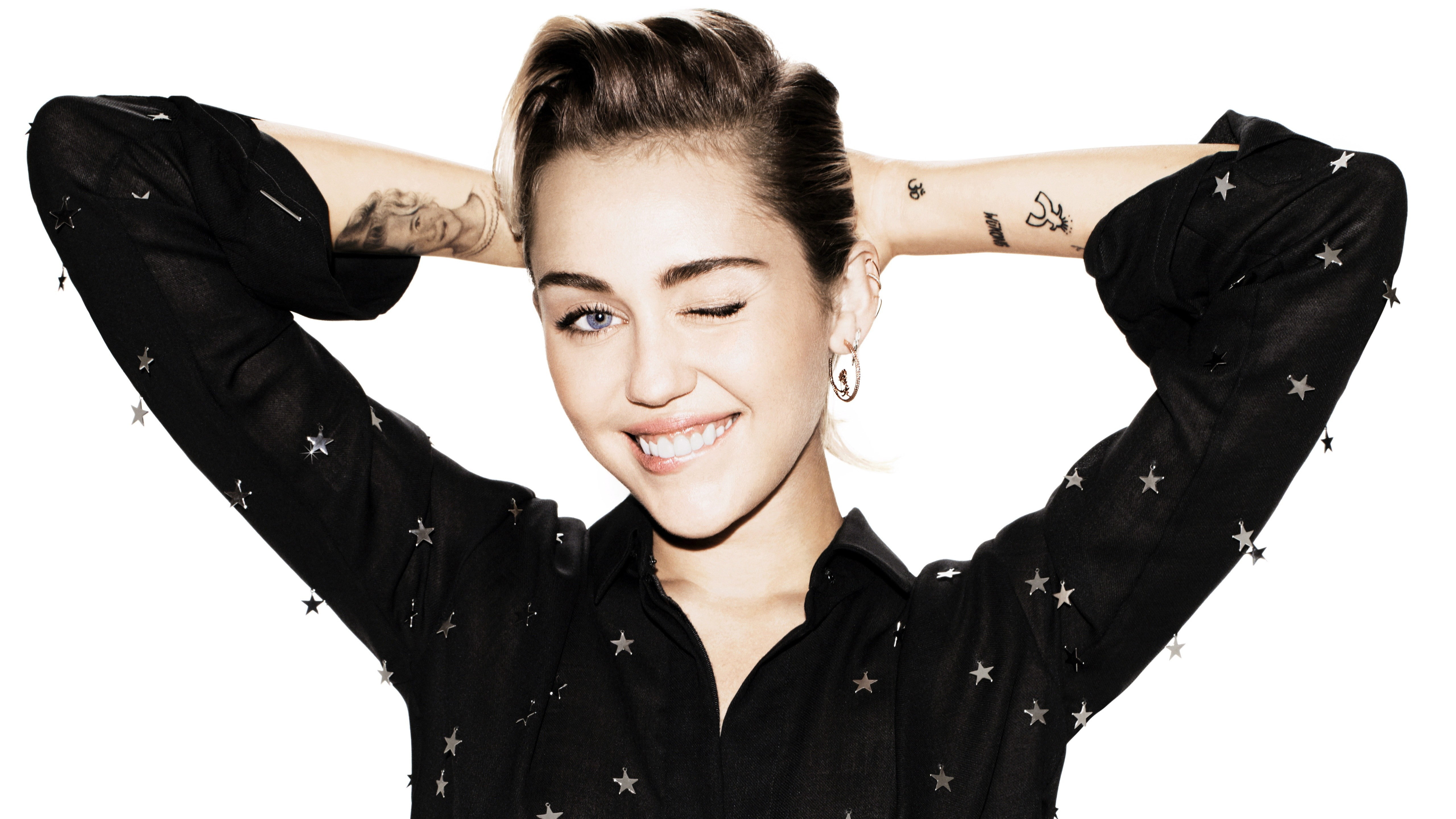 women, Miley Cyrus, 5K, HD Wallpaper