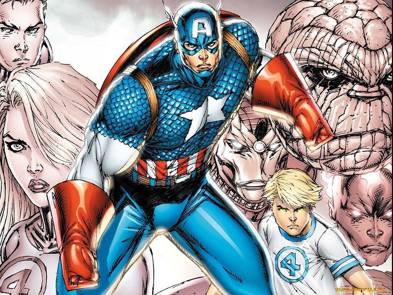 Thing (Marvel Comics), Onslaught Reborn, 720P, Invisible Woman, Iron Man, Comics, Captain America, HD Wallpaper