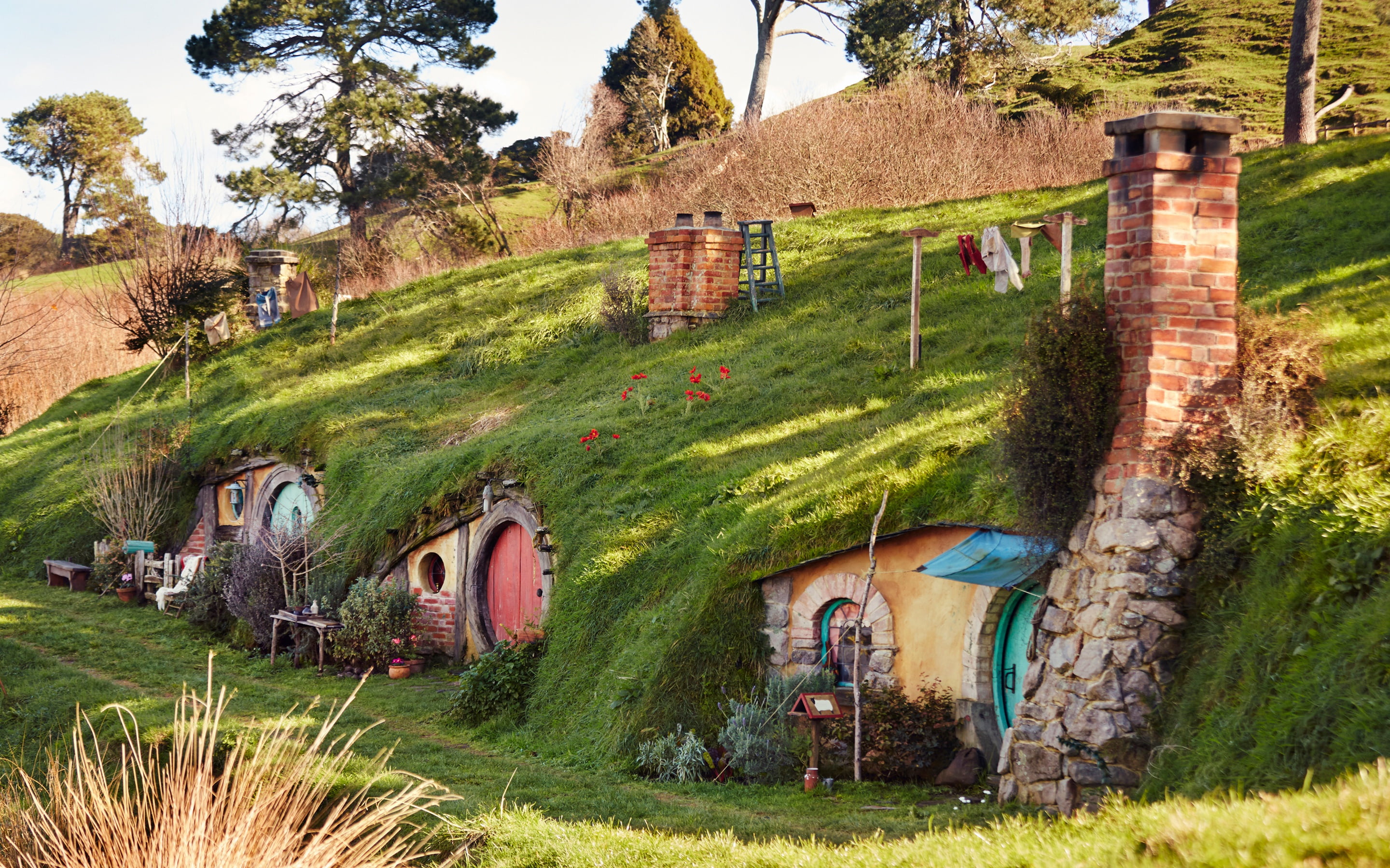 Nora, Landscape, Nature, Hill, The hobbit, The Shire, 2K, Shir, HD Wallpaper