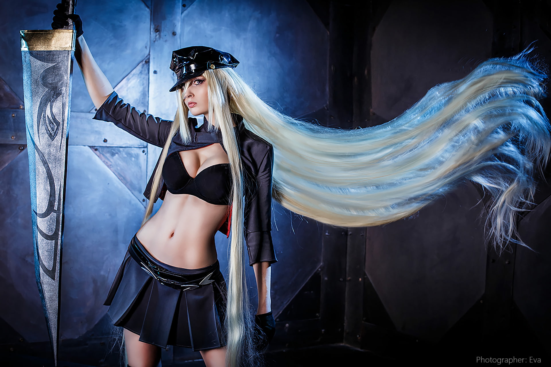 Bishamonten (Noragami), Women, Cosplay, 1080P, Noragami, HD Wallpaper