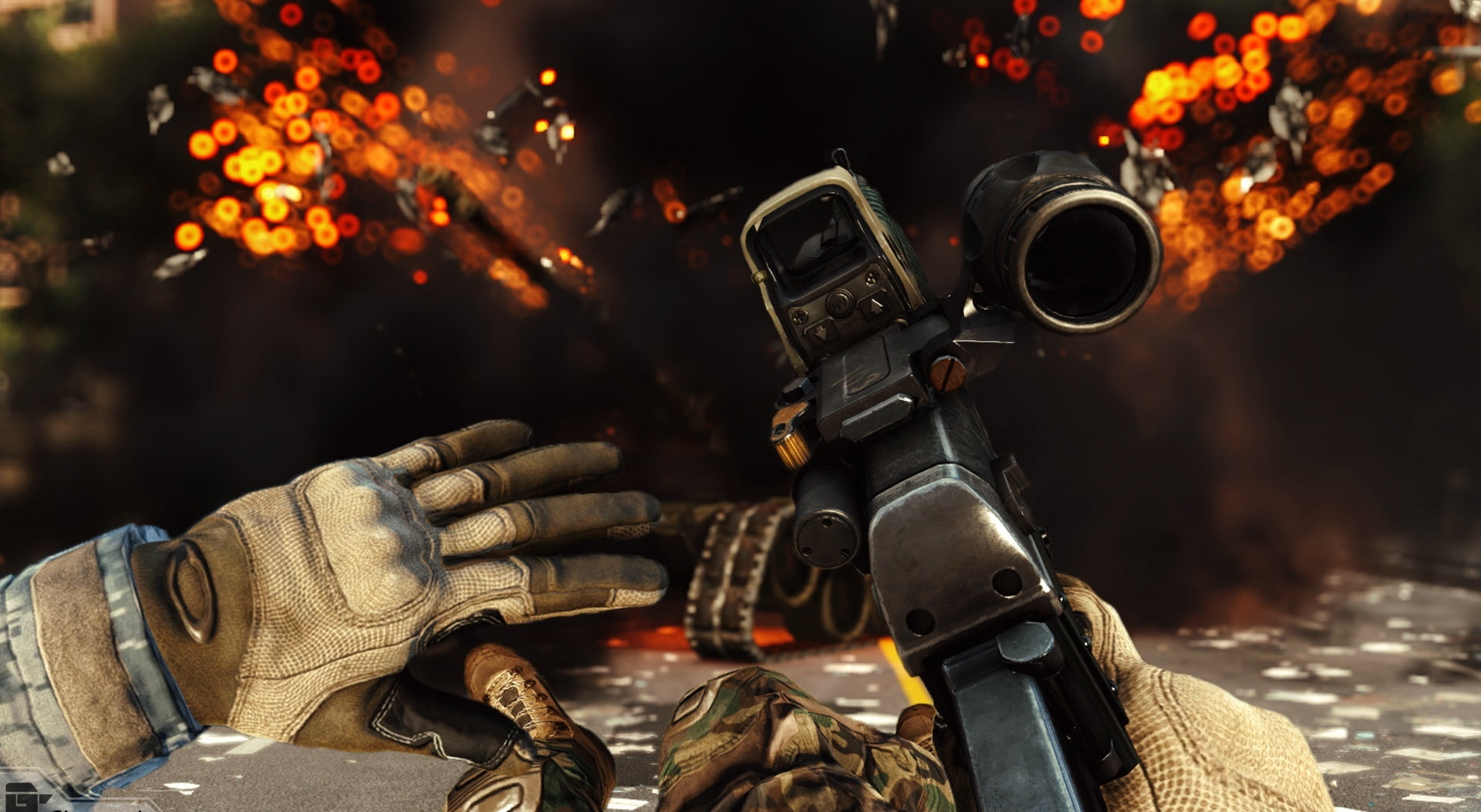 technology, human limb, aggression, human hand, gt cinematic, security, fire - natural phenomenon, burning, flame, warning sign, one person, bf4, protective workwear, HD Wallpaper
