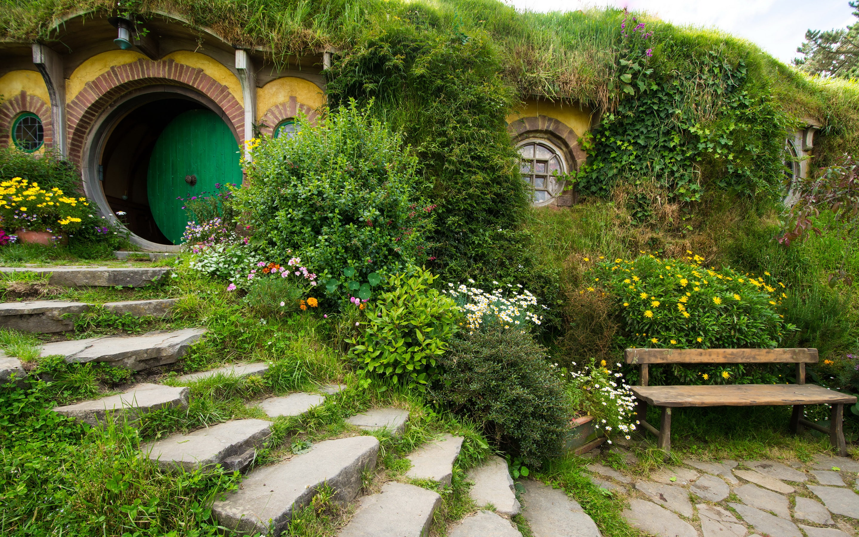 Nora, The hobbit, 2K, Torba on the Steeper, Shop, Steps, HD Wallpaper