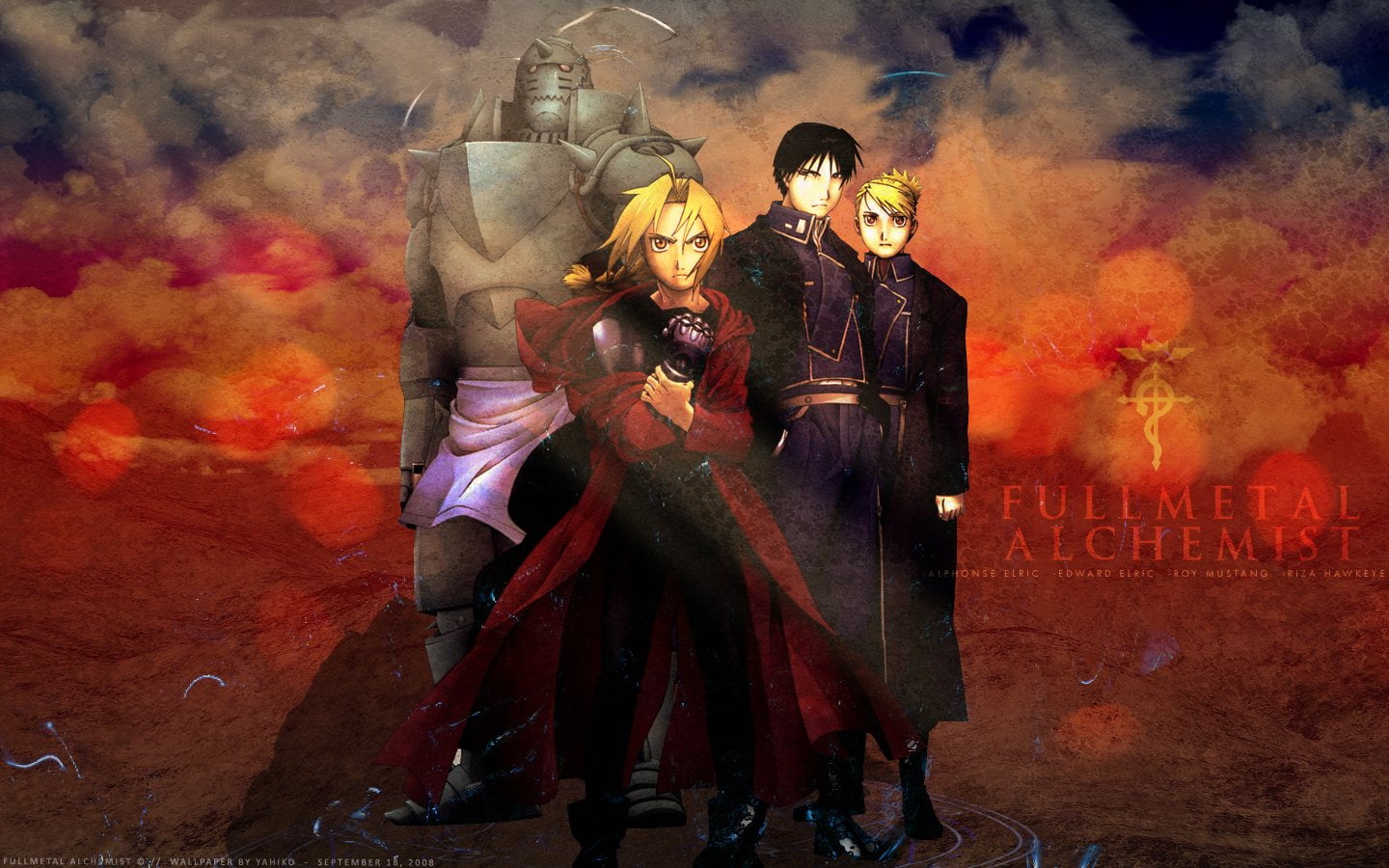 Alphonse Elric, Riza Hawkeye, 720P, Edward Elric, FullMetal Alchemist, Roy Mustang, HD Wallpaper