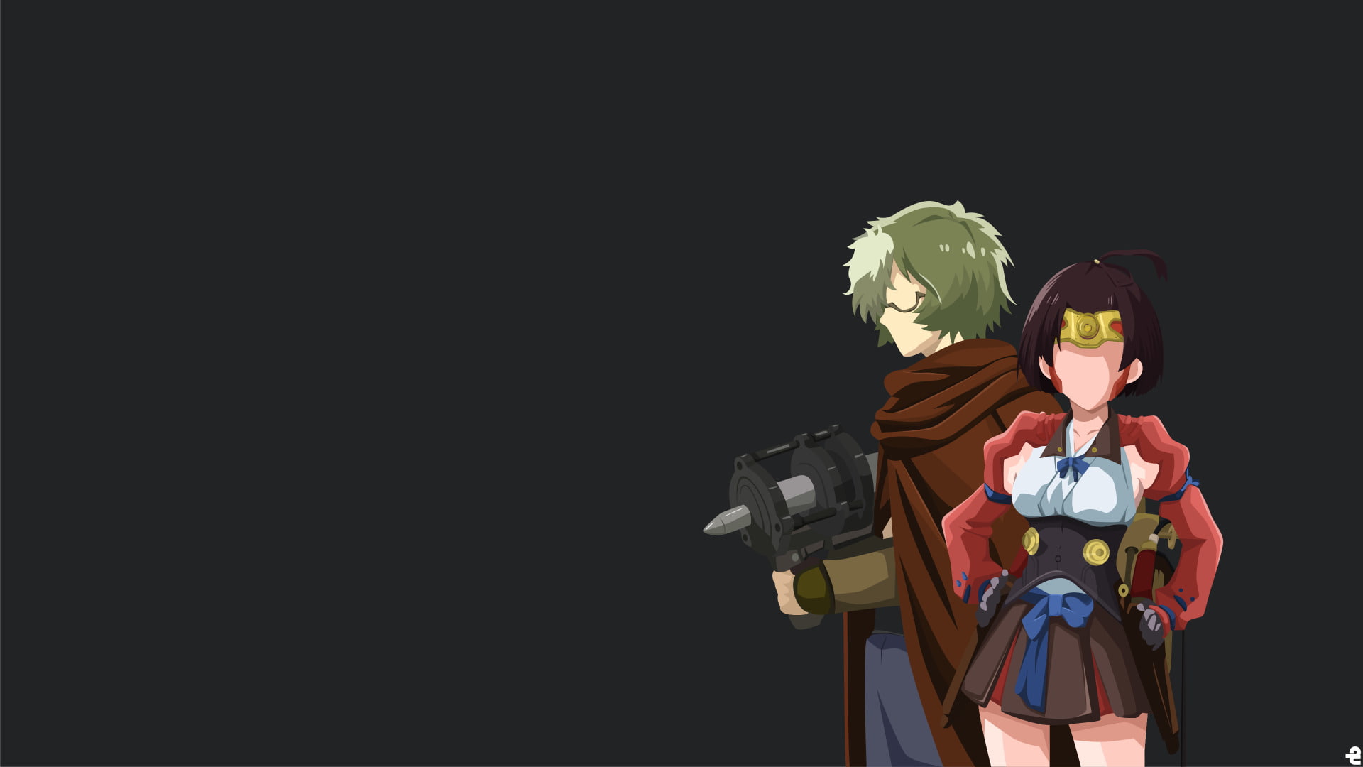 1080P, Mumei (Kabaneri of the Iron Fortress), Kabaneri of the Iron Fortress, Ikoma (Koutetsujou no Kabaneri), Anime, Koutetsujou no Kabaneri, HD Wallpaper