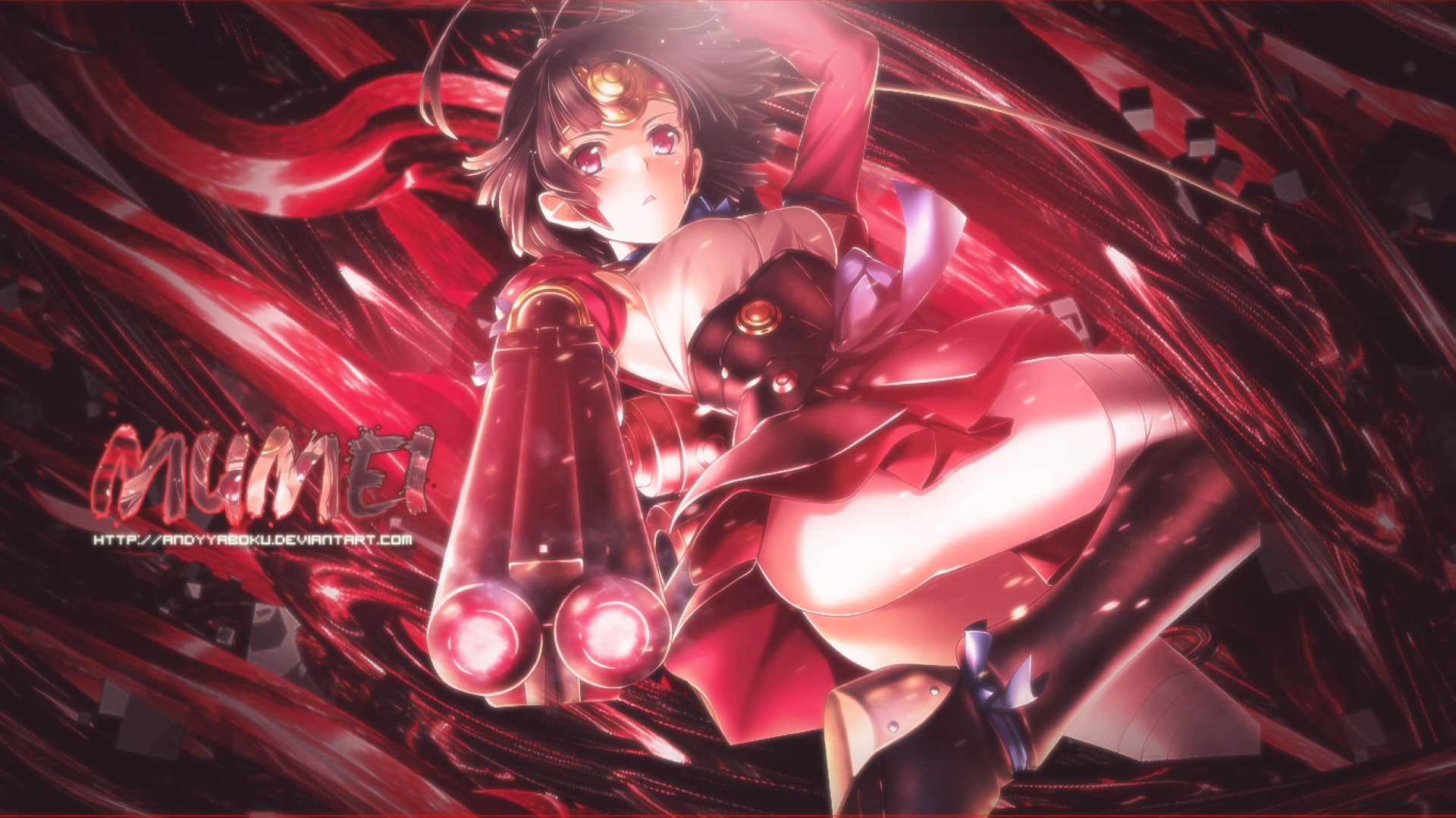 male likeness, shiny, night, illuminated, indoors, red, creativity, Koutetsujou no Kabaneri, human representation, pink color, 1080P, low angle view, close-up, HD Wallpaper