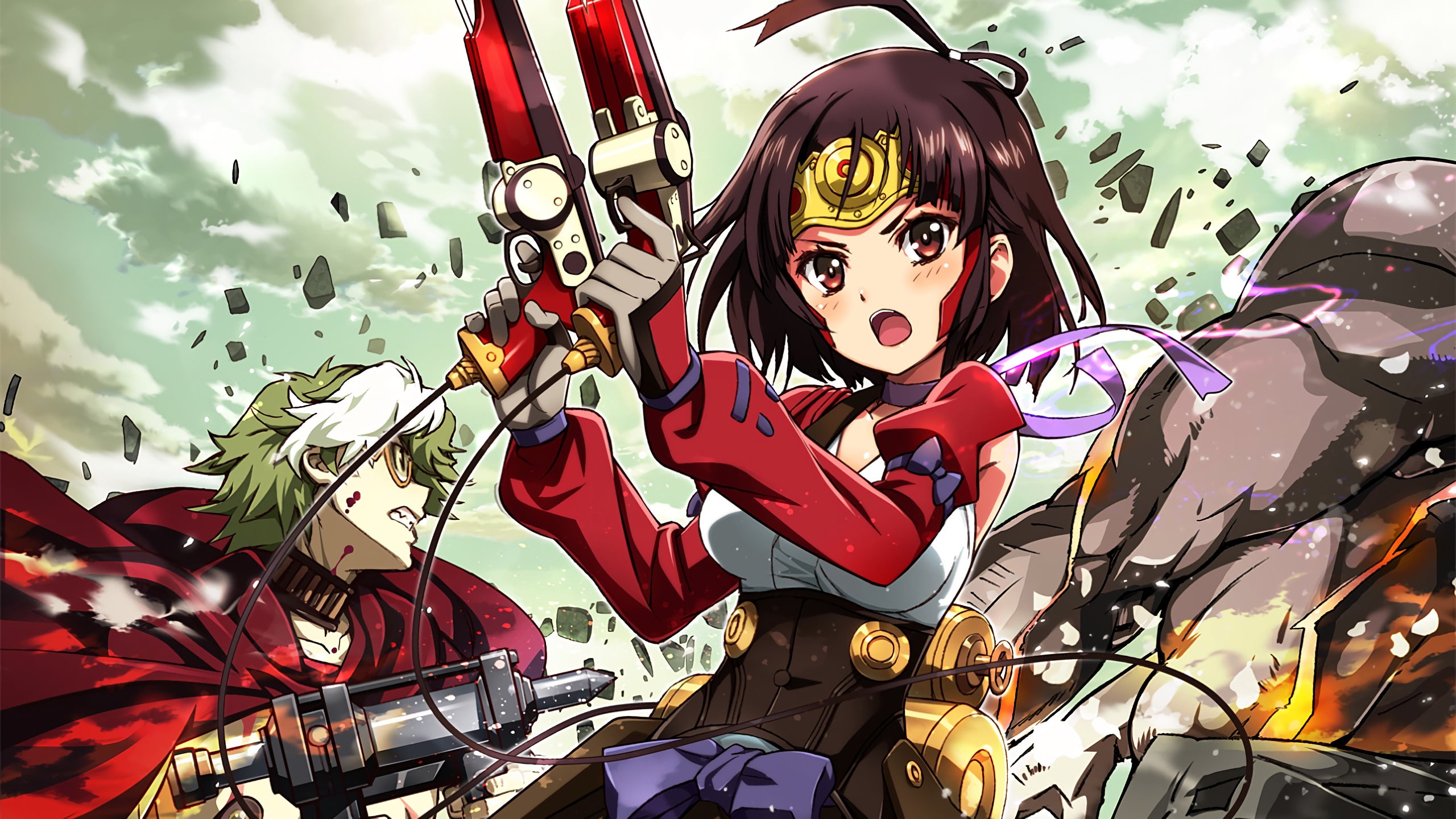Koutetsujou no Kabaneri, Mumei, Ikoma, 2K, HD Wallpaper