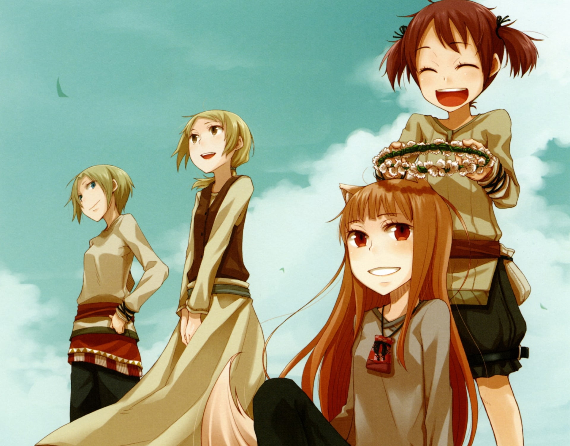 Spice and Wolf, Holo (Spice and Wolf), Nora Arendt, 1080P, Eve Boland, Anime, HD Wallpaper