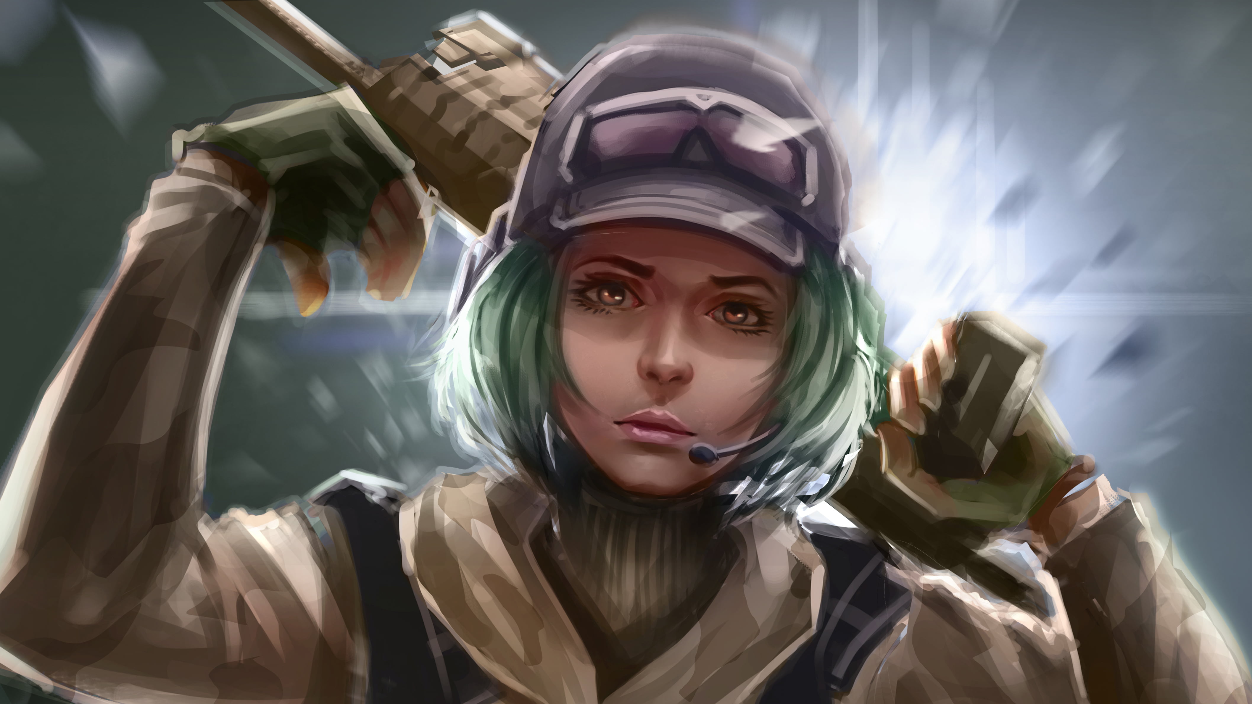 4K, Tom Clancys Rainbow Six: Siege, Video Game, Ela (Tom Clancys Rainbow Six: Siege), HD Wallpaper