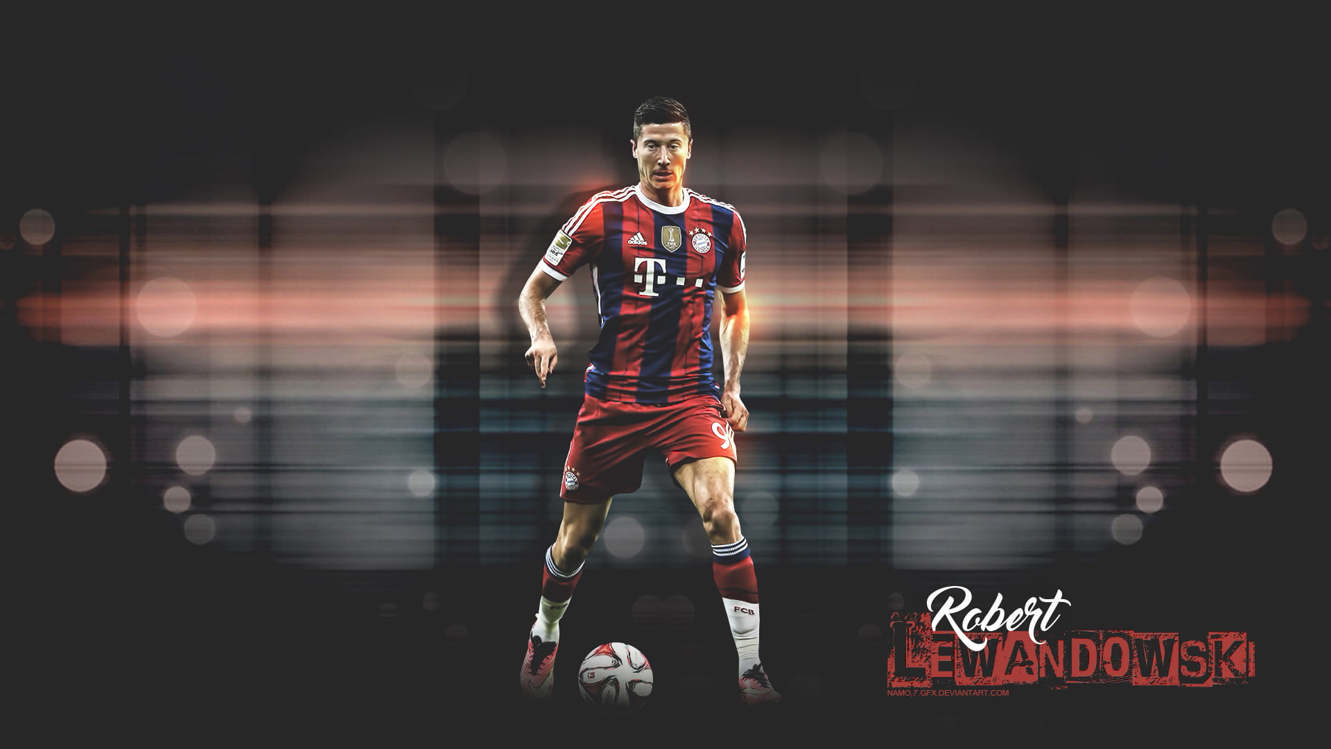 Soccer, Robert Lewandowski, Polish, 1080P, FC Bayern Munich, HD Wallpaper