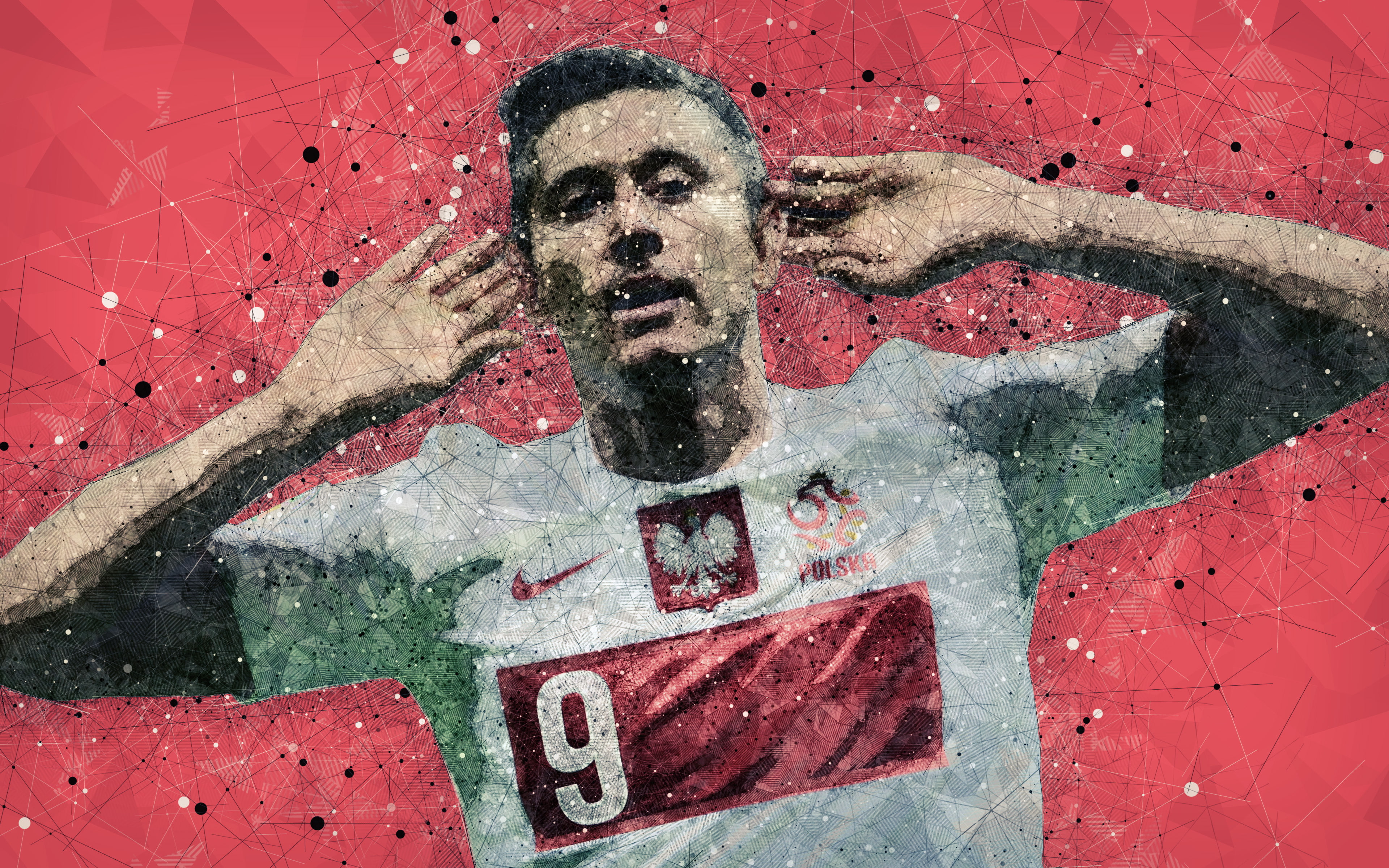 Robert Lewandowski, Soccer, Polish, 4K, HD Wallpaper