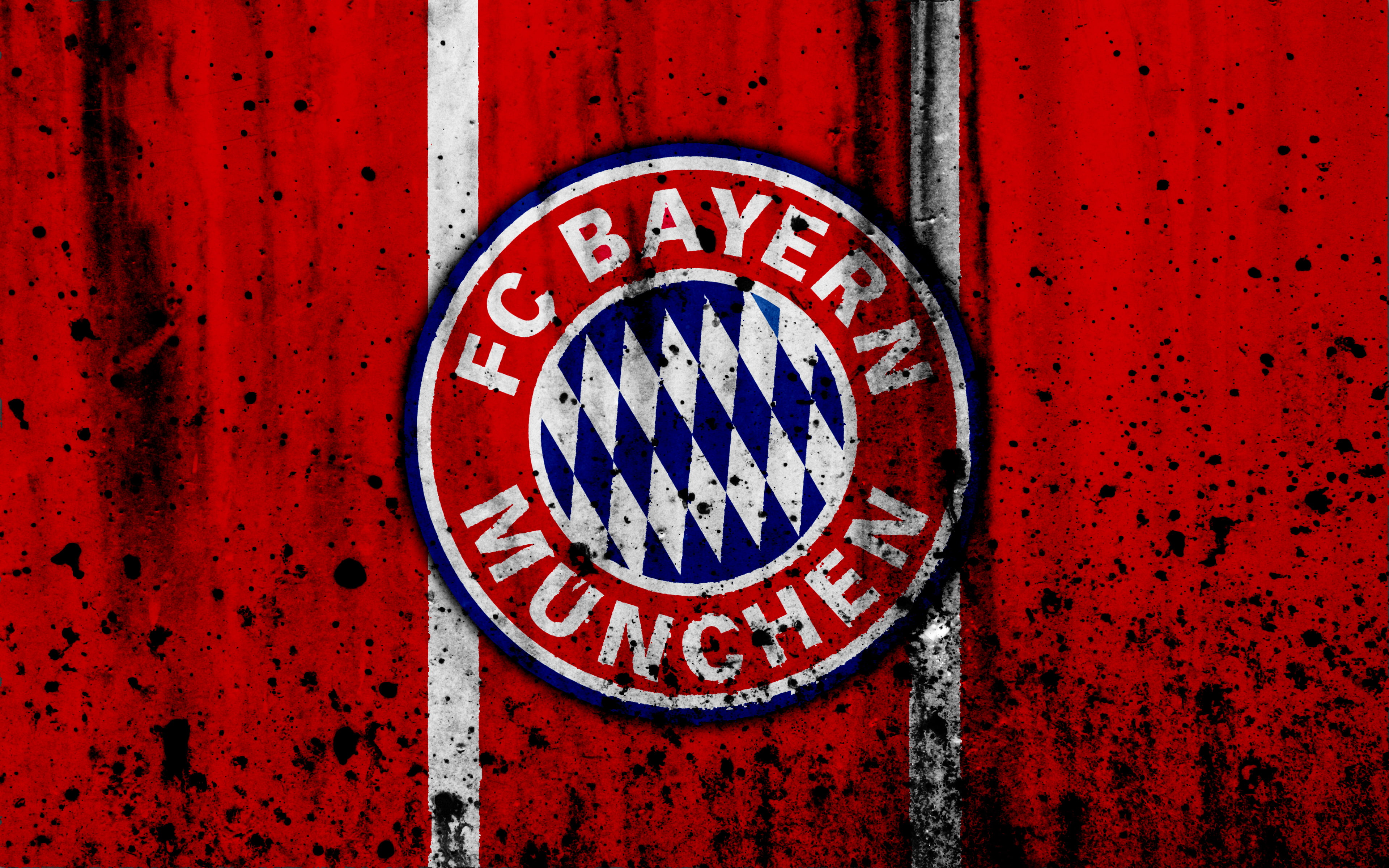 Emblem, Logo, Soccer, FC Bayern Munich, 4K, HD Wallpaper