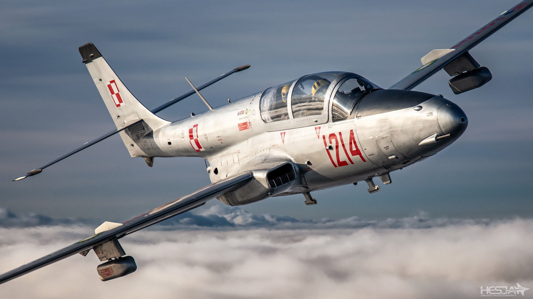 Training aircraft, HESJA Air-Art Photography, 1080P, PZL TS-11 Iskra, Polish air force, HD Wallpaper