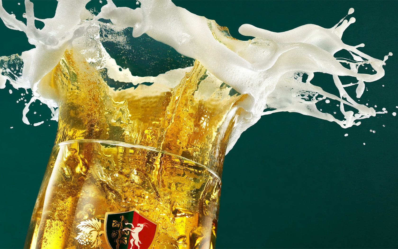 Perła, Poland, green background, 720P, beer, Polish, drink, HD Wallpaper