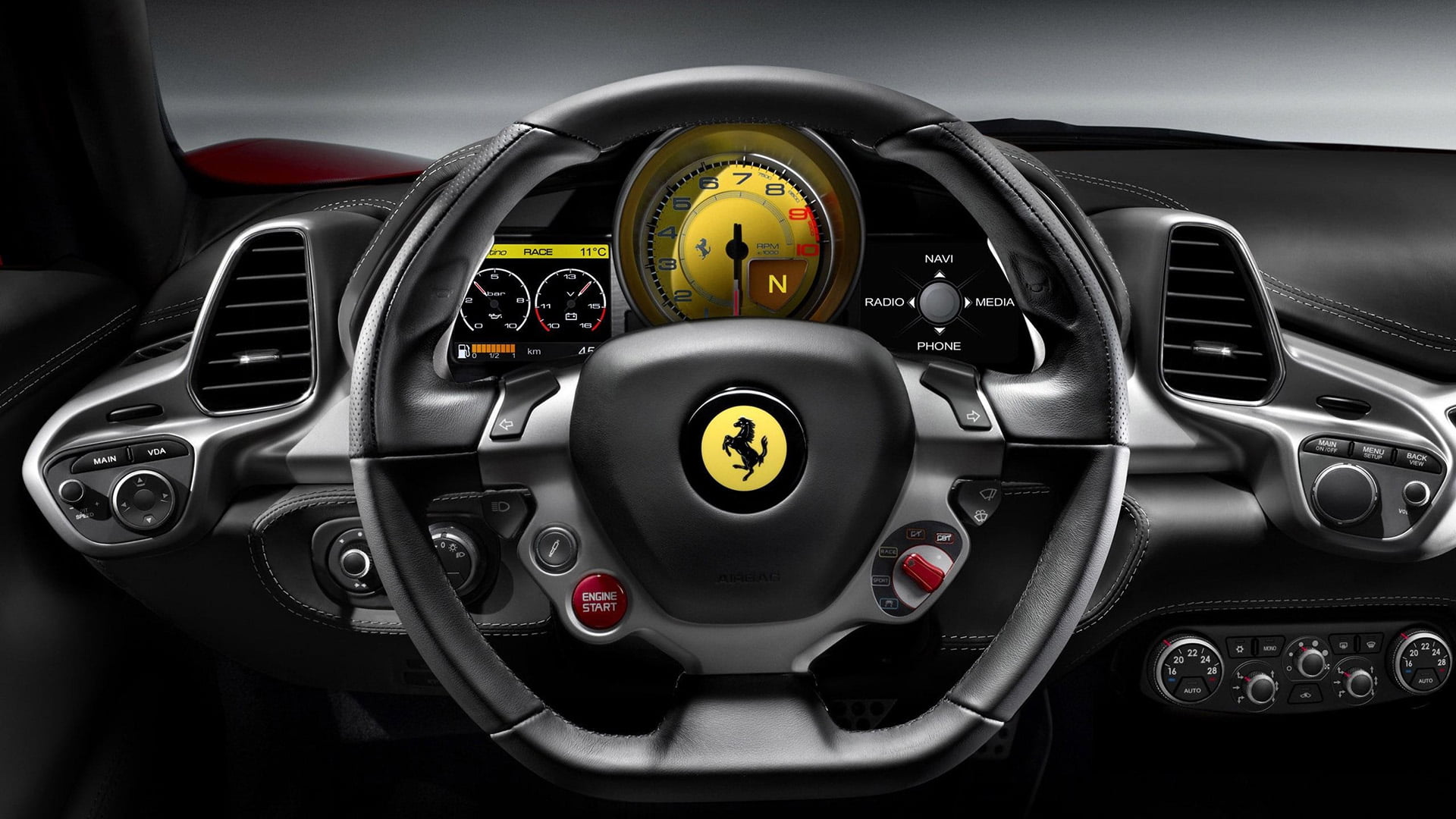 racing, auto racing, road, strip, new, modern, land vehicle, car, race, wheel, luxury, vehicle interior, dashboard, silver colored, drive, design, sports car, HD Wallpaper