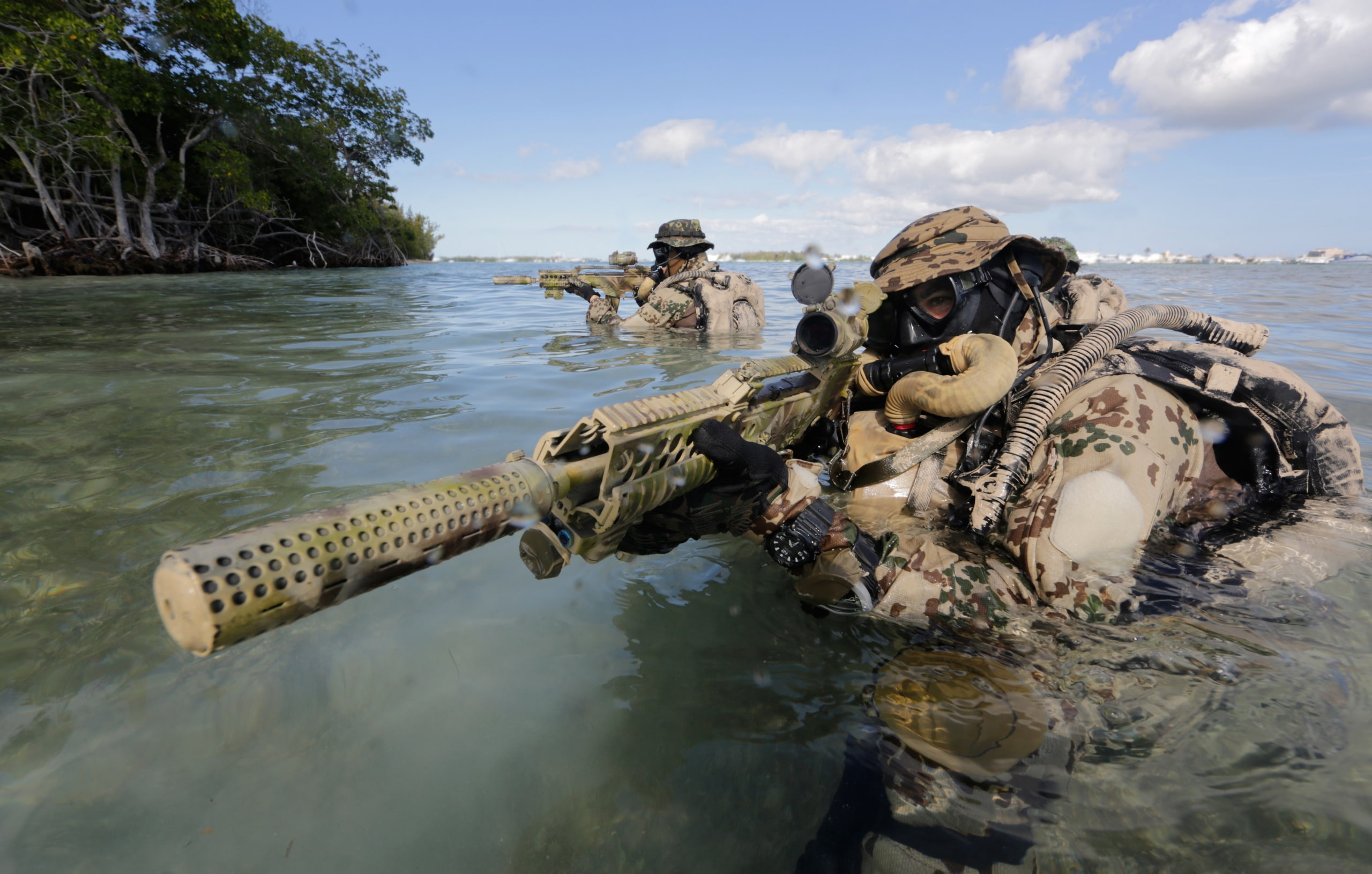 rifles, soldier, 2K, military, HD Wallpaper