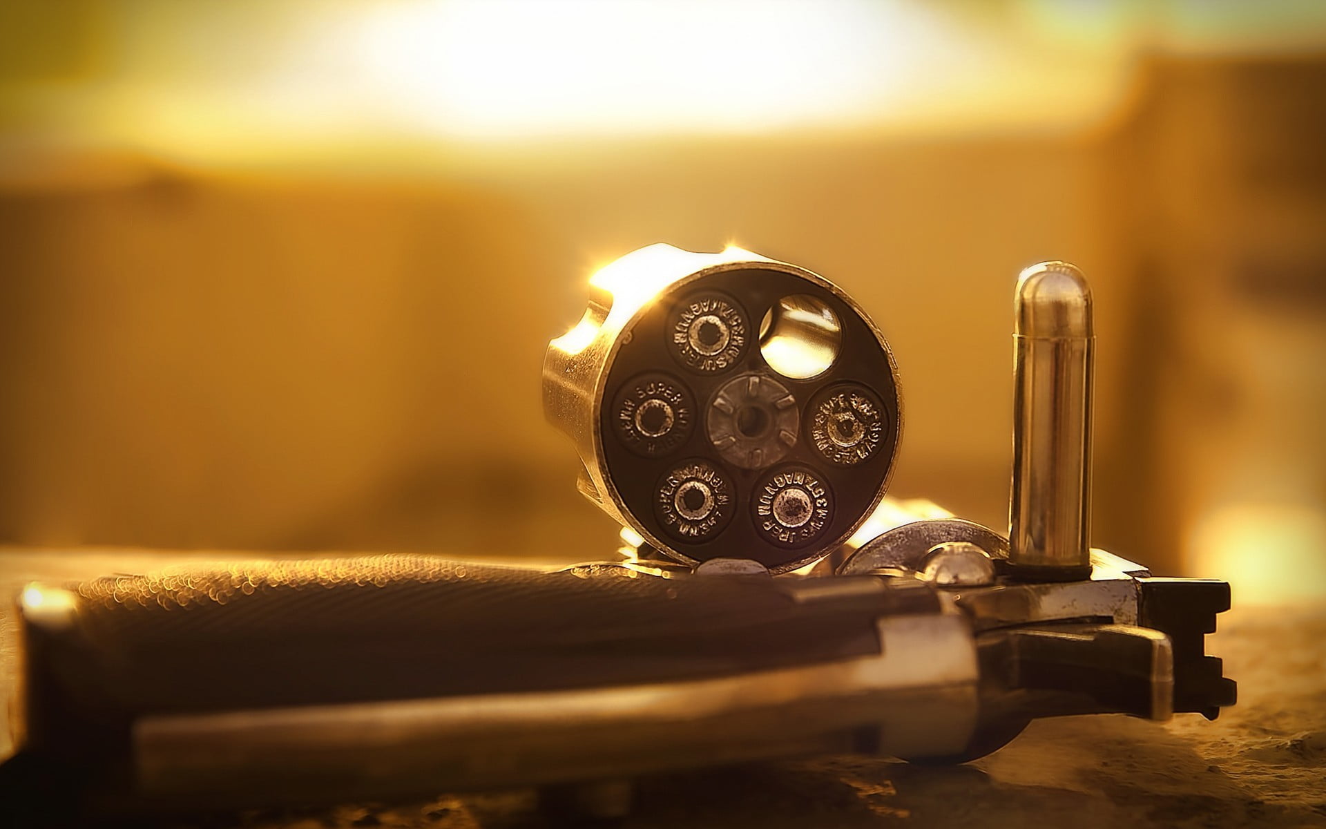 ammo, transparent, Handgun, glass - material, time, reflection, bullets, colt, close-up, indoors, lighting equipment, still life, number, revolver, illuminated, HD Wallpaper
