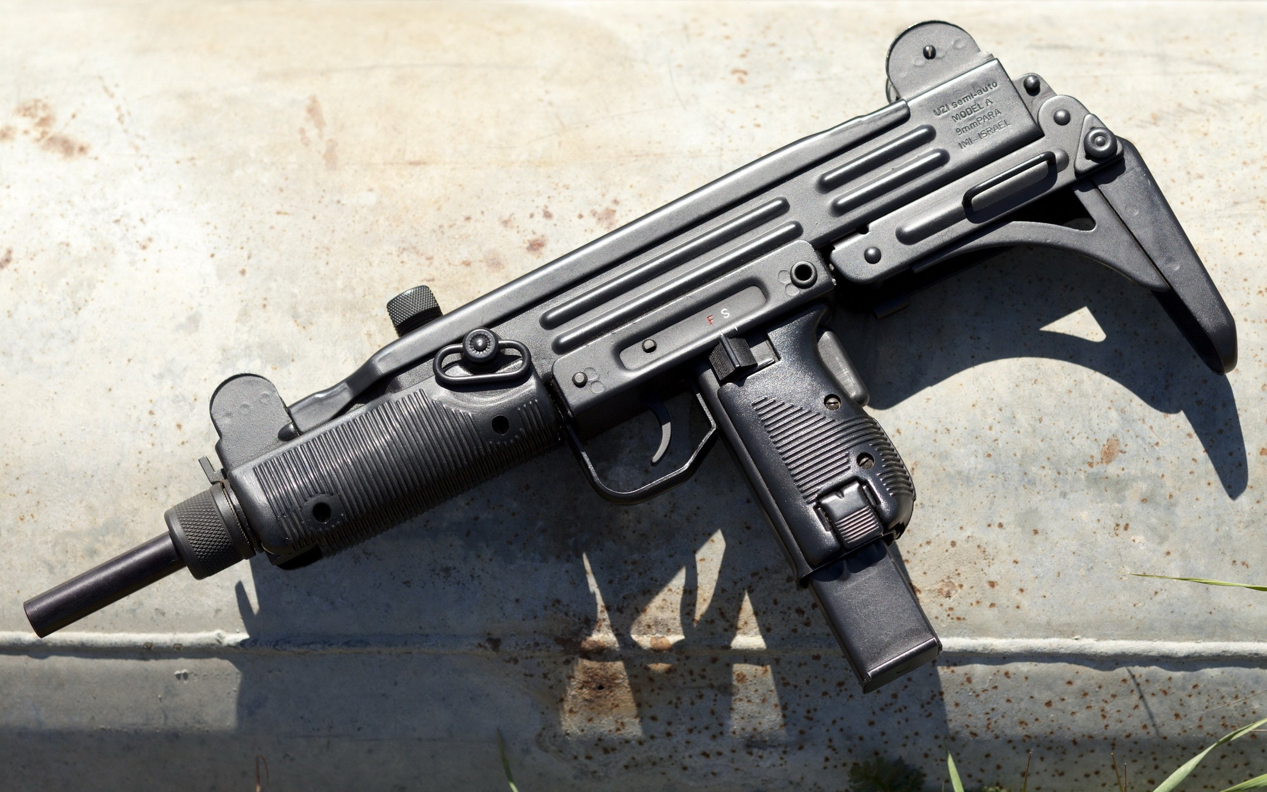 uzi, weapon, police, 2K, pistol, assault, gun, military, machine, HD Wallpaper