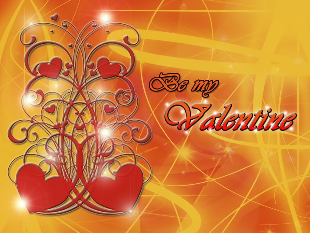 Love, Artistic, Orange, 480P, Heart, valentine, digital, Red, Valentines Day, HD Wallpaper