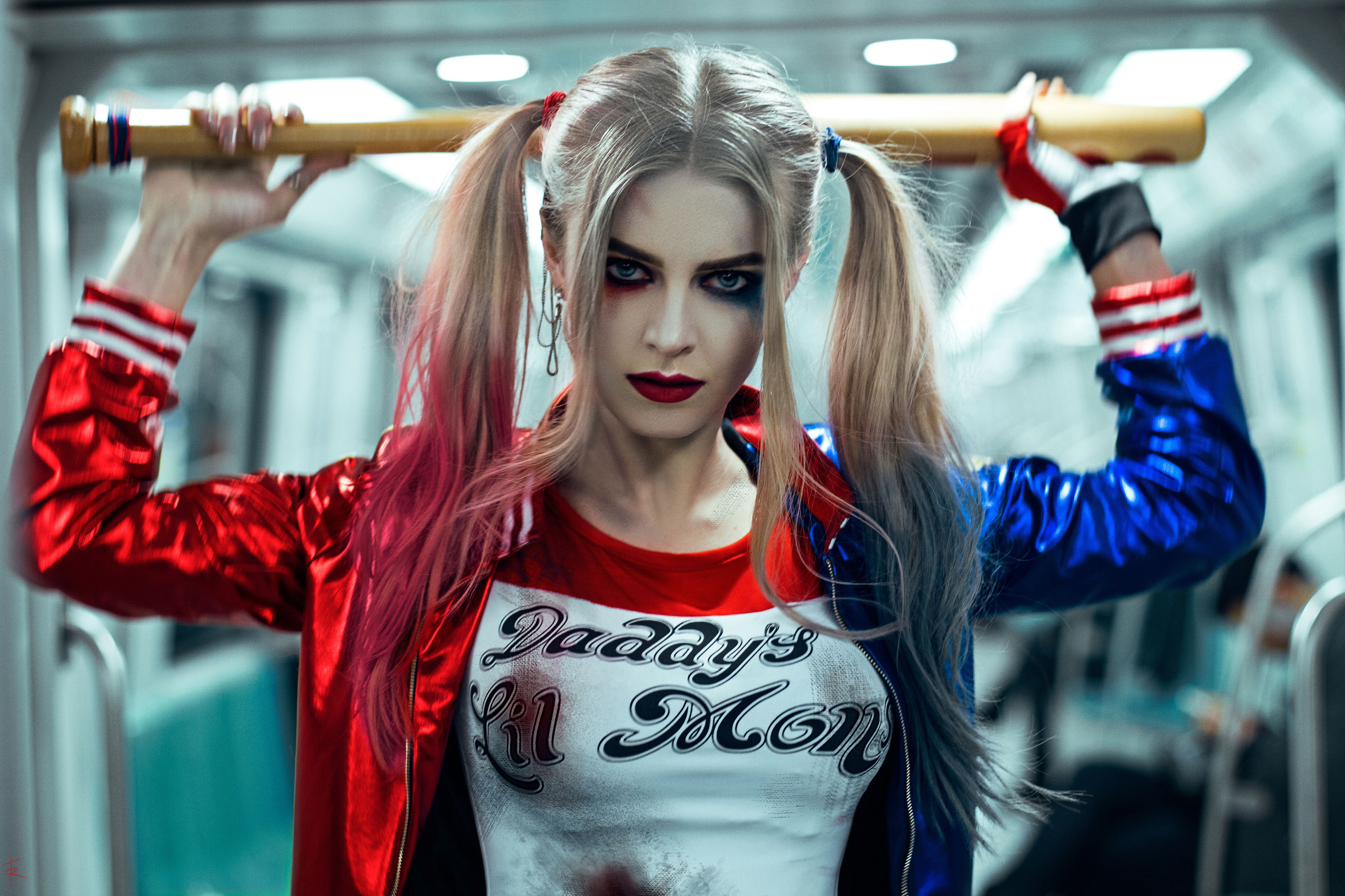 Cosplay, 4K, 4K, Harley Quinn, HD Wallpaper