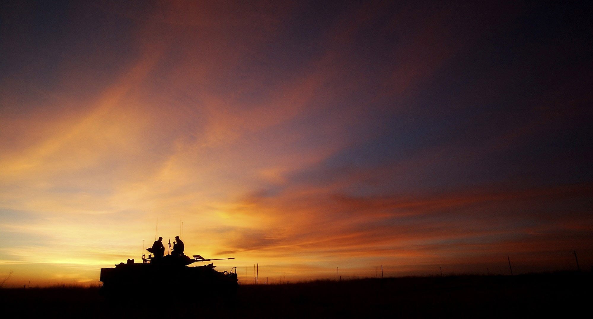 infantry fighting vehicle, belief, architecture, tranquil scene, orange color, nature, painting, scenics - nature, 1080P, abstract, dramatic sky, beauty in nature, HD Wallpaper