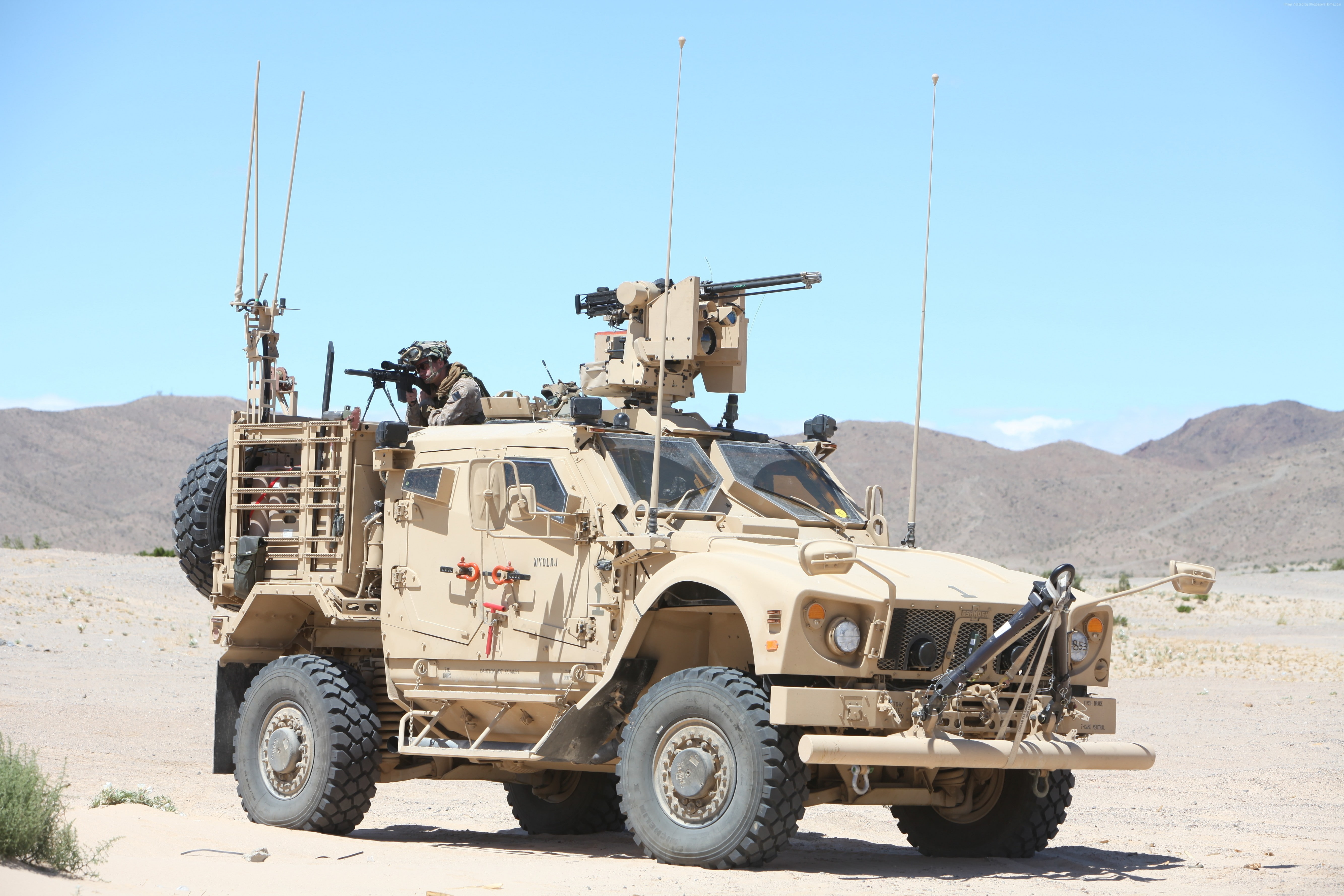SXF, desert, Oshkosh, TerraMax, 5K, M-ATV, infantry mobility vehicle, MRAP, HD Wallpaper