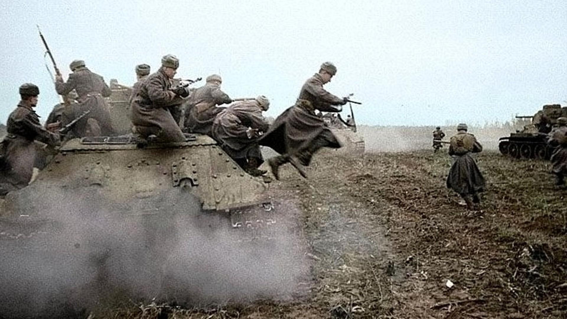 t, tanks, riding, tank, 1080P, red army, cars, rkka, infantry, HD Wallpaper