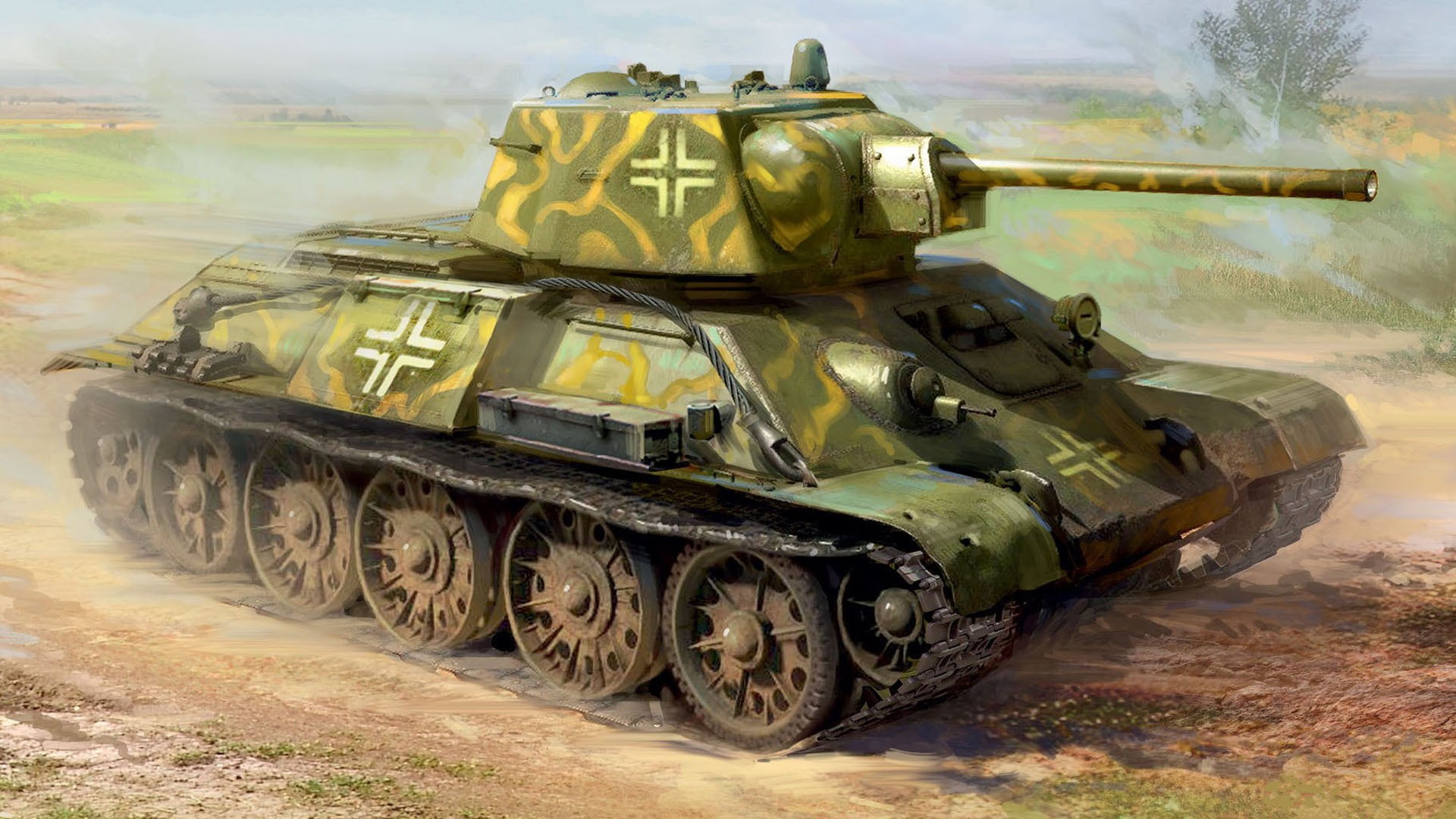 average, Germany, 1080P, the Wehrmacht, t-34-76, tank, panzerwaffe, Ivan Hurenko, Trophy, HD Wallpaper