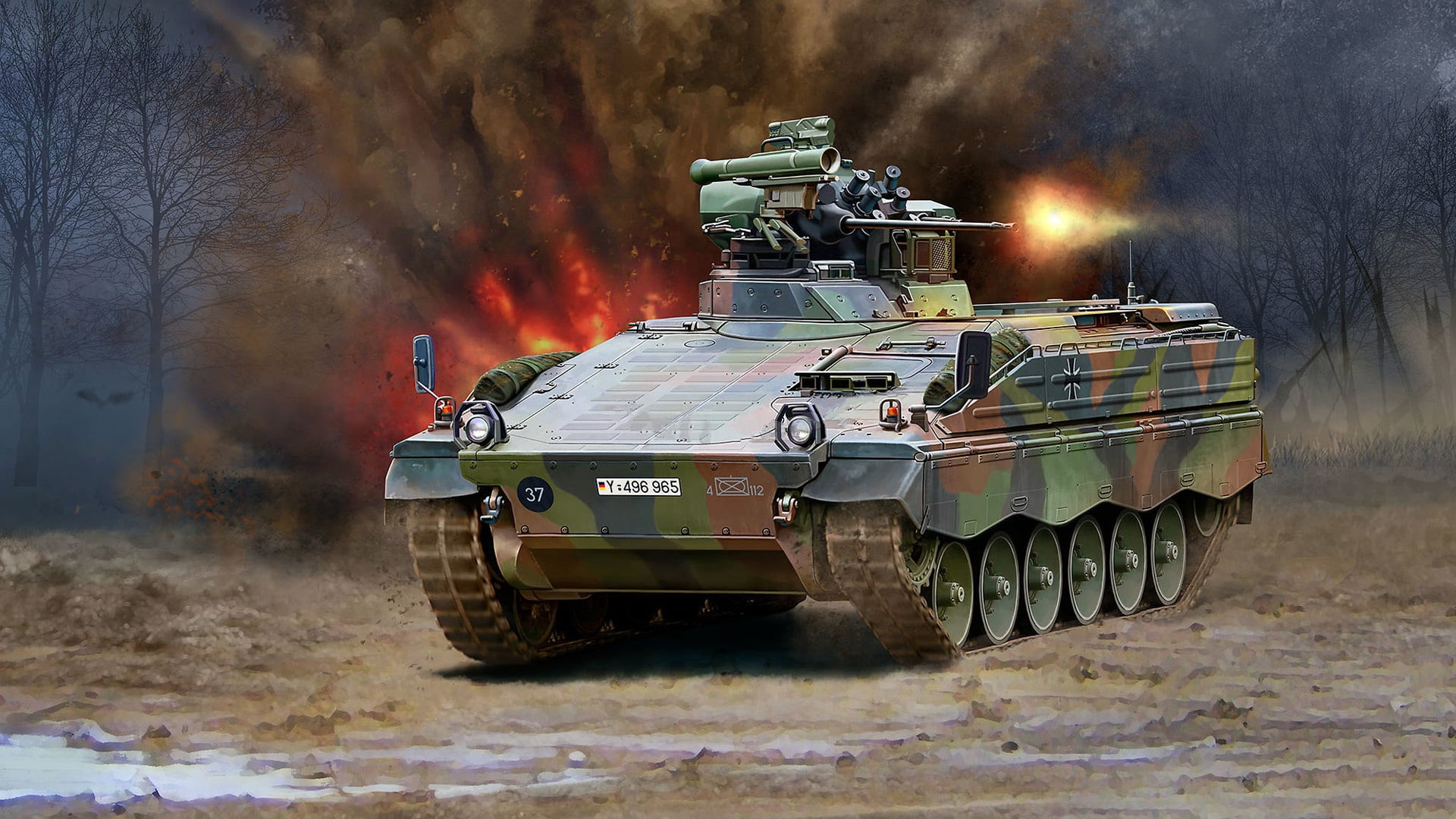 1080P, Marder, BMP, German infantry fighting vehicle, Rheinmetall, HD Wallpaper