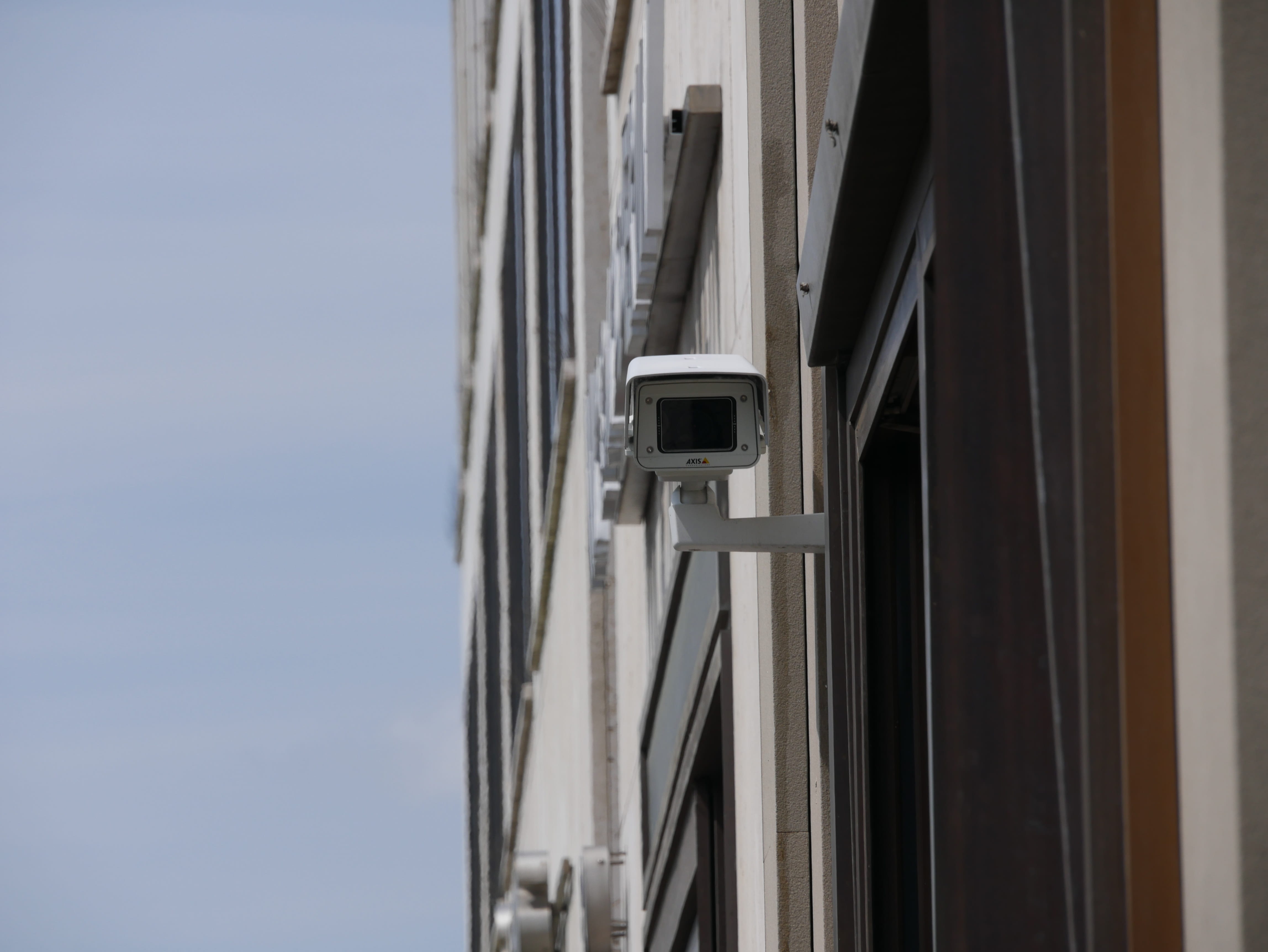 wall - building feature, video camera, close-up, glass - material, no people, low angle view, watch, camera, video surveillance, metal, nature, day, monitoring, HD Wallpaper
