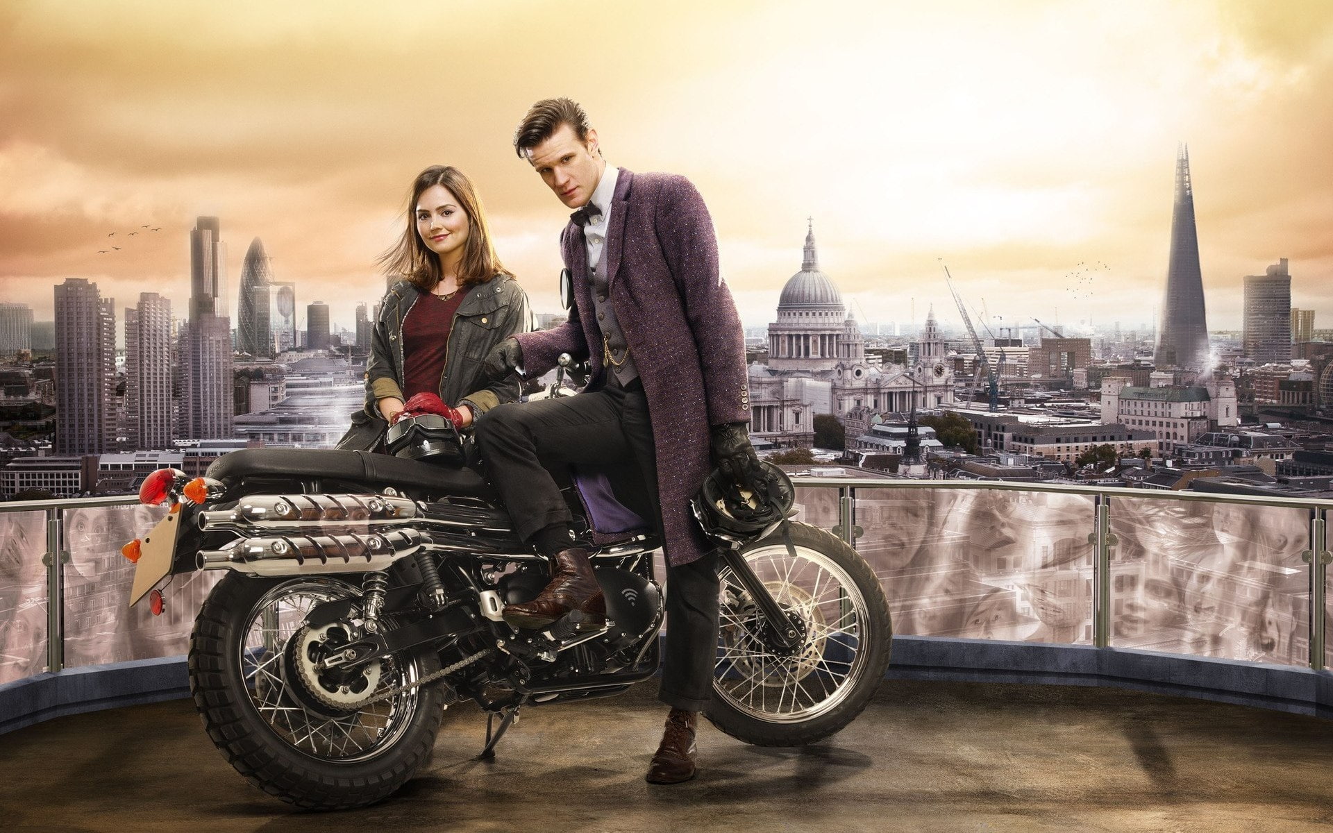 1080P, Coleman, Jenna, Louise, Doctor, Who, Matt, Smith, HD Wallpaper