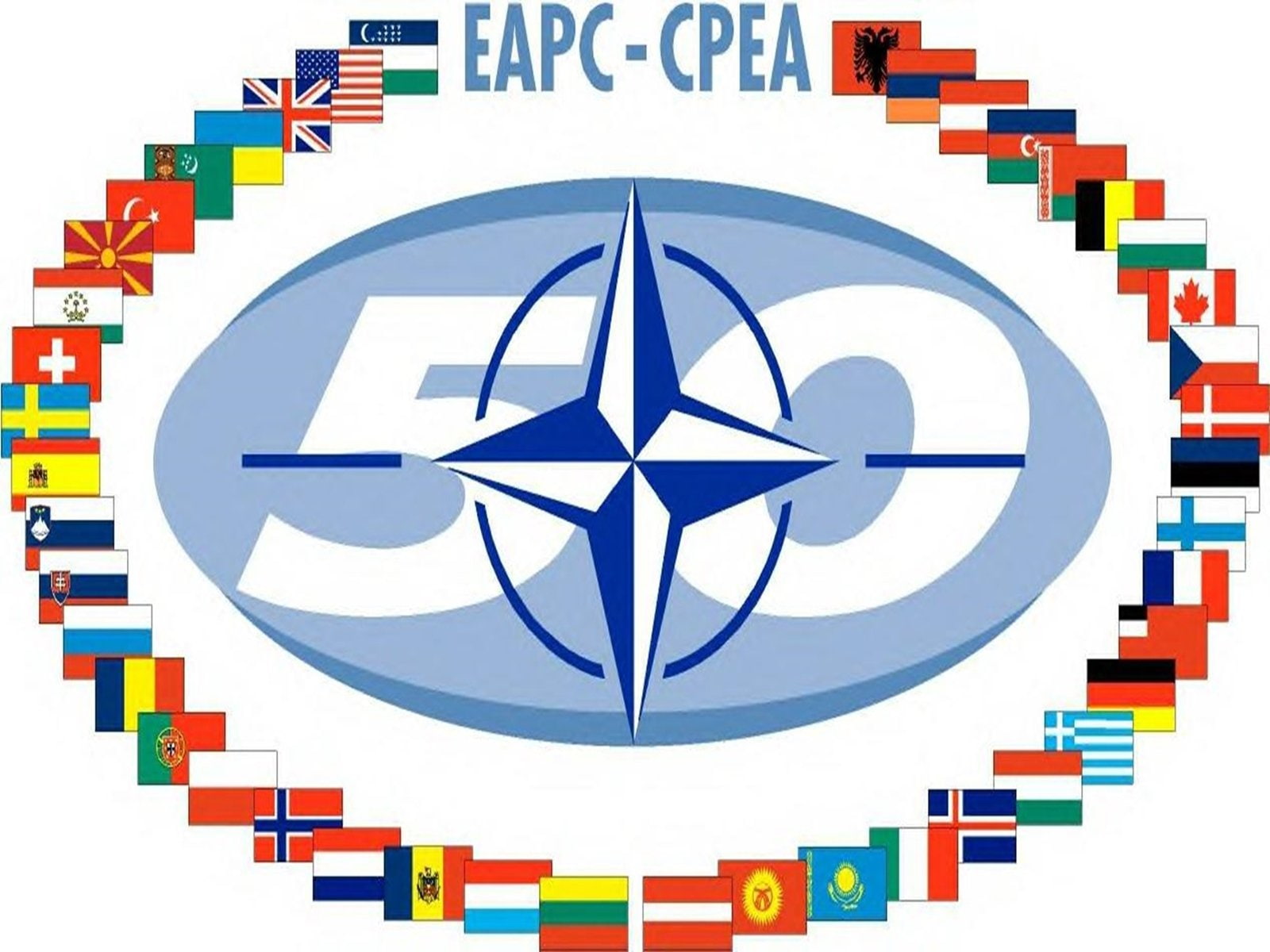 50thanniversary, logo, 720P, nato, HD Wallpaper