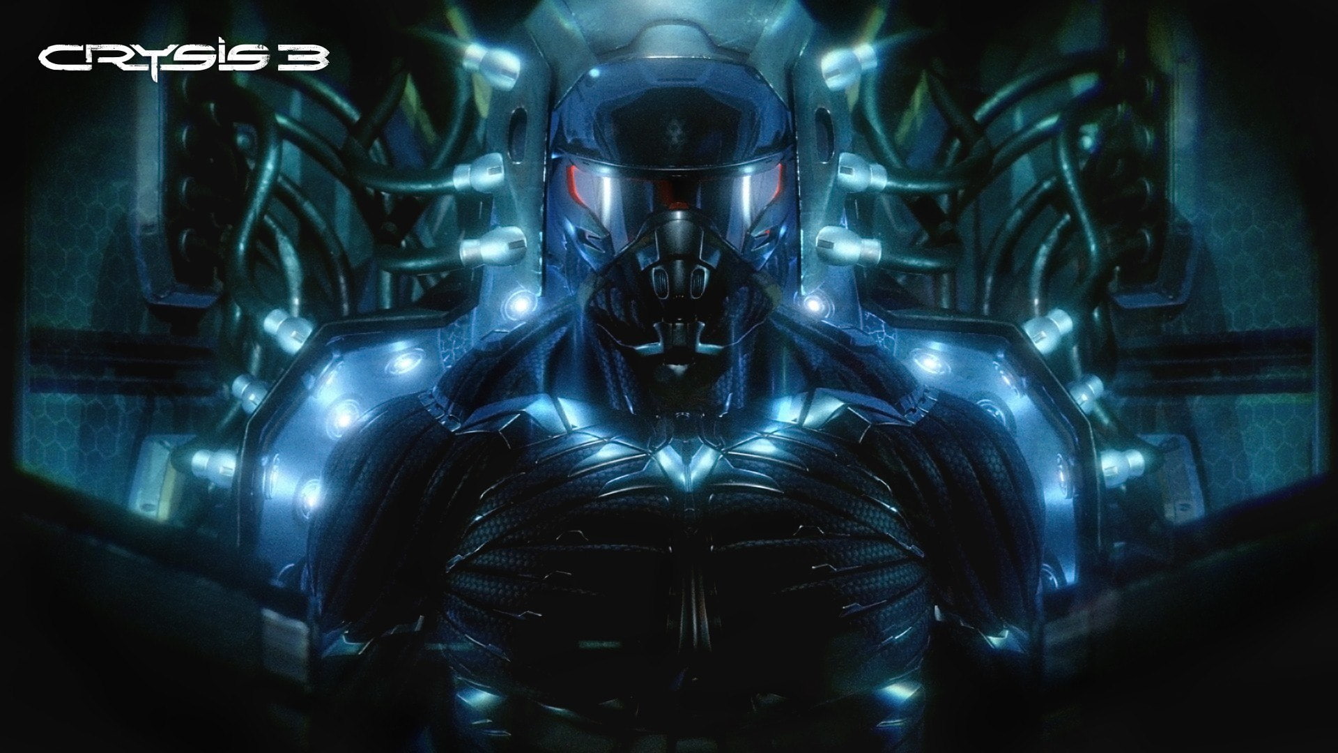 robot, architecture, glowing, electrical equipment, metal, 1080P, Crytek, machinery, nanosuit, Crysis, technology, transparent, motion, close-up, HD Wallpaper