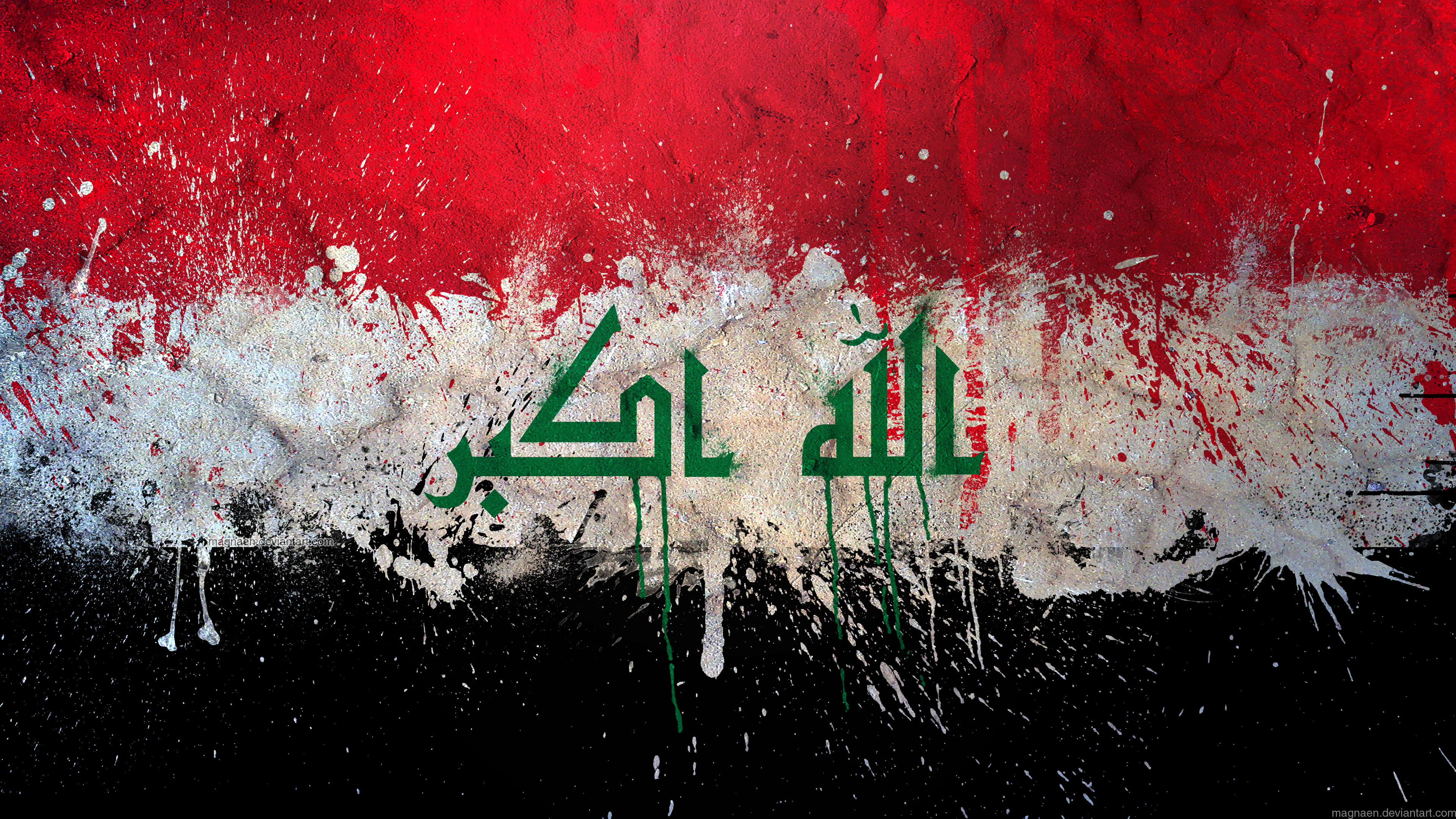 4K, Flags, Flag, Flag Of Iraq, HD Wallpaper