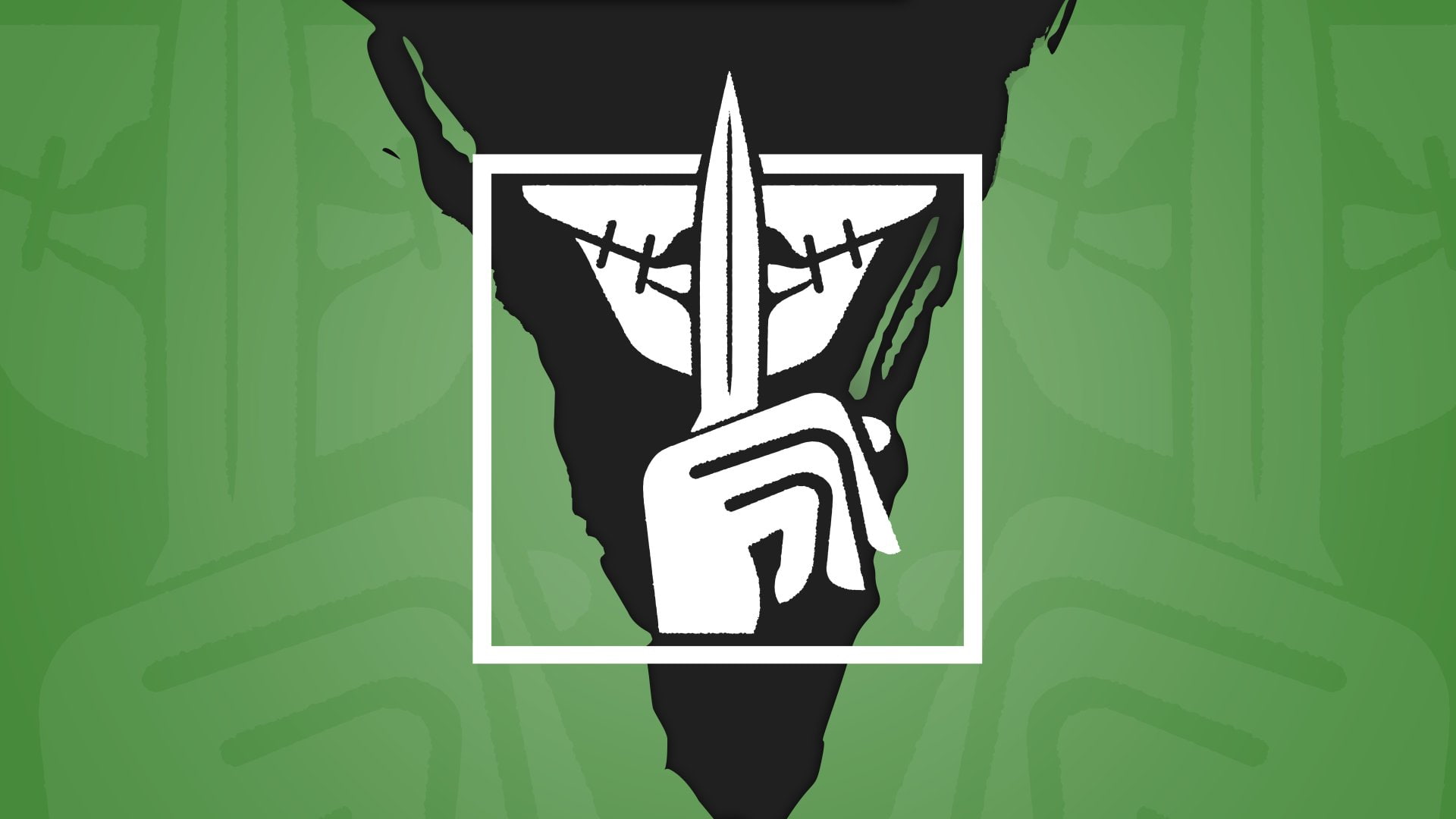 Knife, Minimalist, Tom Clancys Rainbow Six: Siege, Green, 1080P, Operation Skull Rain, Video Game, Caveira (Tom Clancys Rainbow Six: Siege), HD Wallpaper