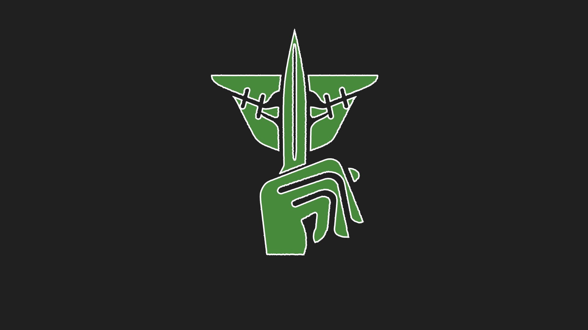 Minimalist, Caveira (Tom Clancys Rainbow Six: Siege), Operation Skull Rain, Knife, Tom Clancys Rainbow Six: Siege, Video Game, Green, 1080P, HD Wallpaper