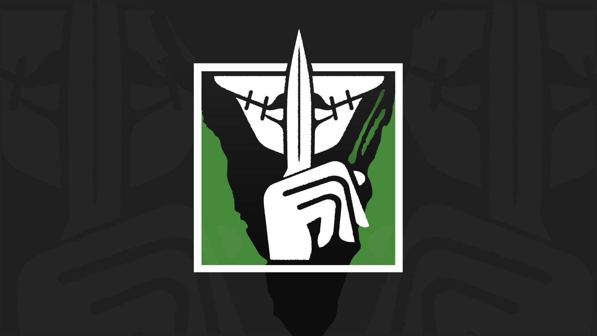 Caveira (Tom Clancys Rainbow Six: Siege), Green, Video Game, Minimalist, Tom Clancys Rainbow Six: Siege, 1080P, Knife, Operation Skull Rain, HD Wallpaper