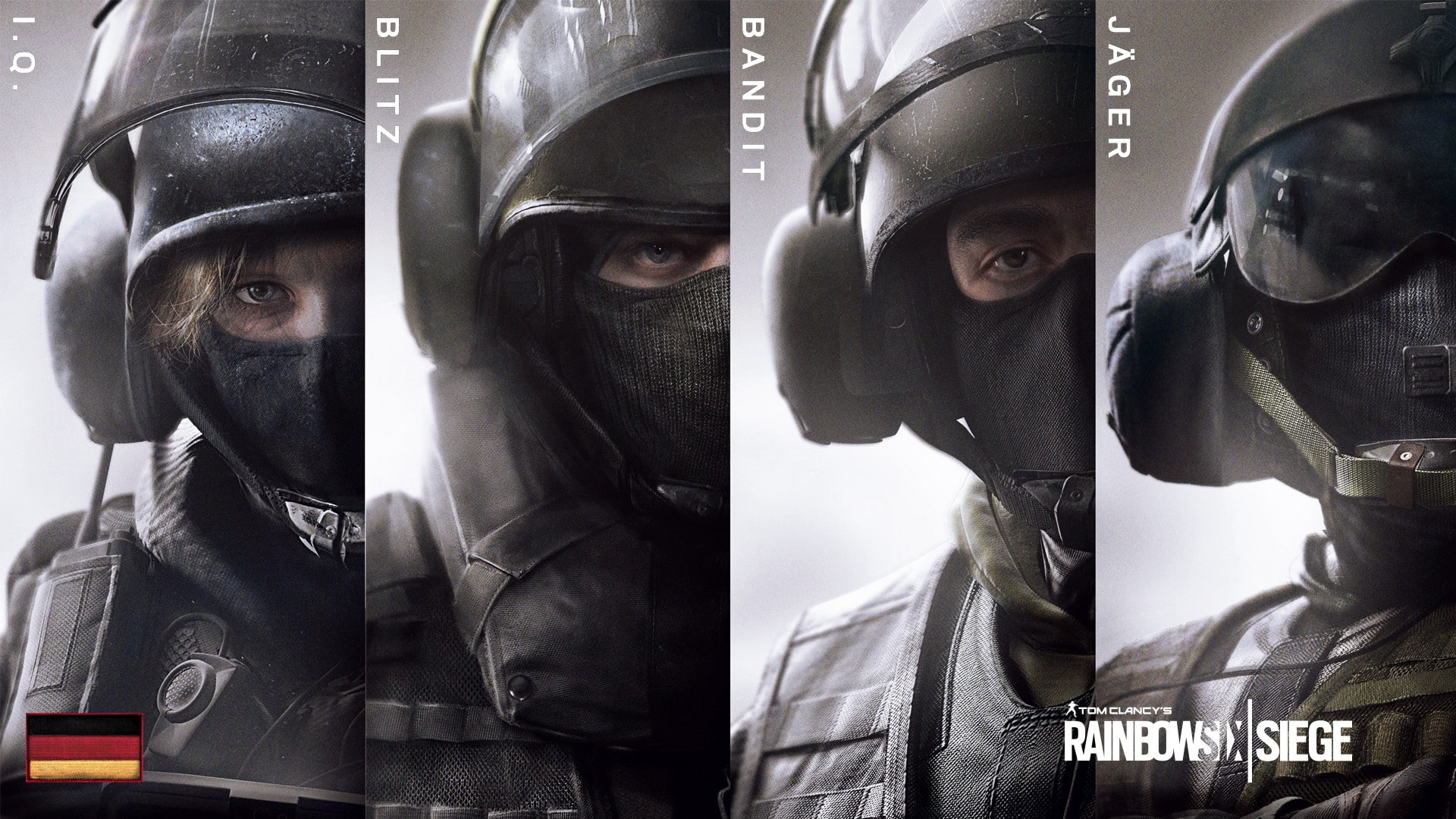 indoors, 1080P, human representation, people, rainbow six rainbowsix siege rainbow six siege german army pc gaming video games special forces collage gsg 9, HD Wallpaper