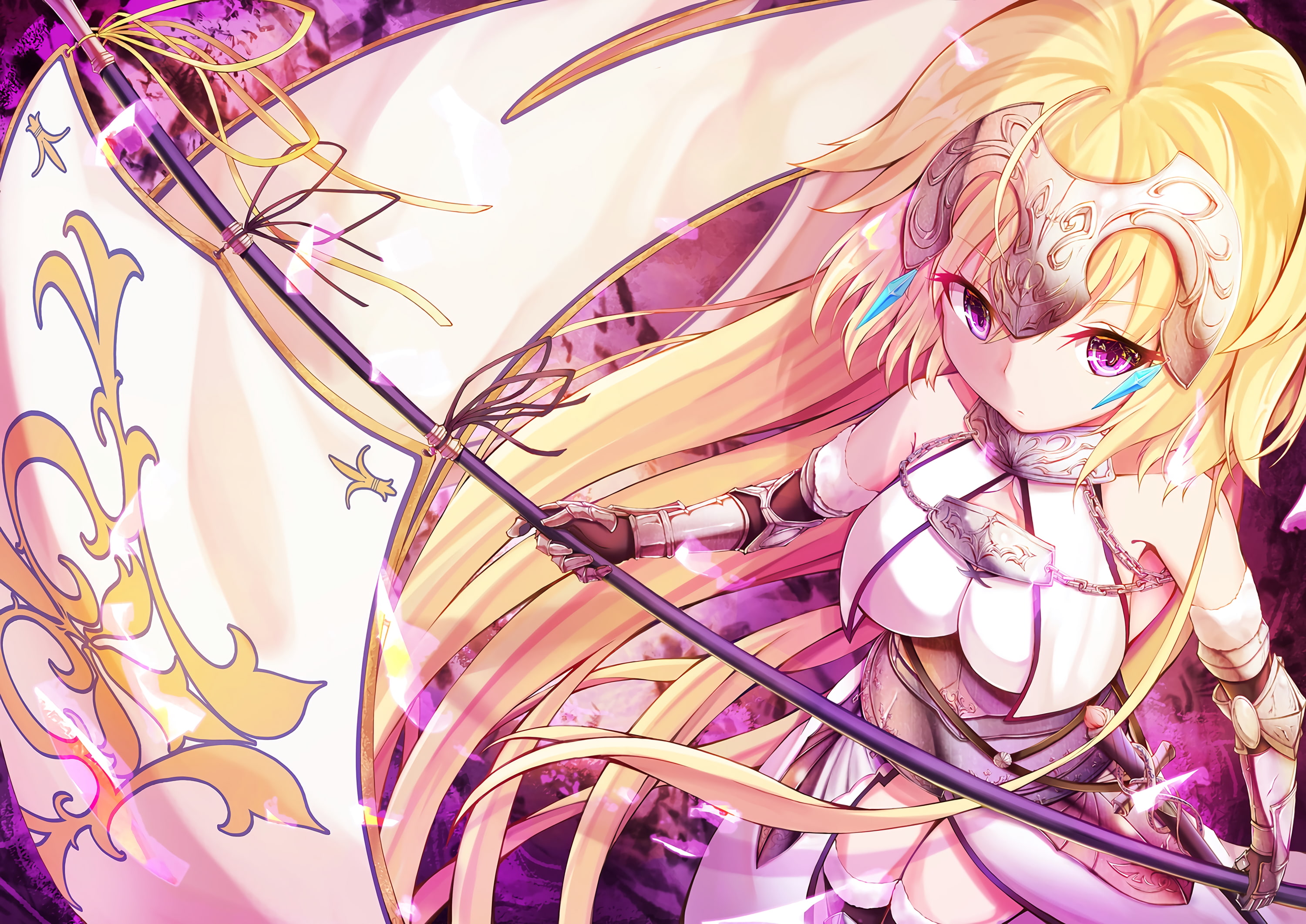 Fate Series, 2K, no people, festival, floral pattern, ribbon, high angle view, decoration, streamer, Fate/Grand Order, still life, creativity, anime girls, HD Wallpaper