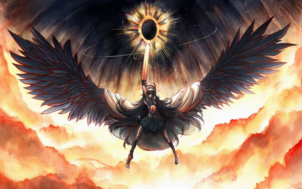 Utsuho Reiuji, Anime, Touhou, 720P, HD Wallpaper