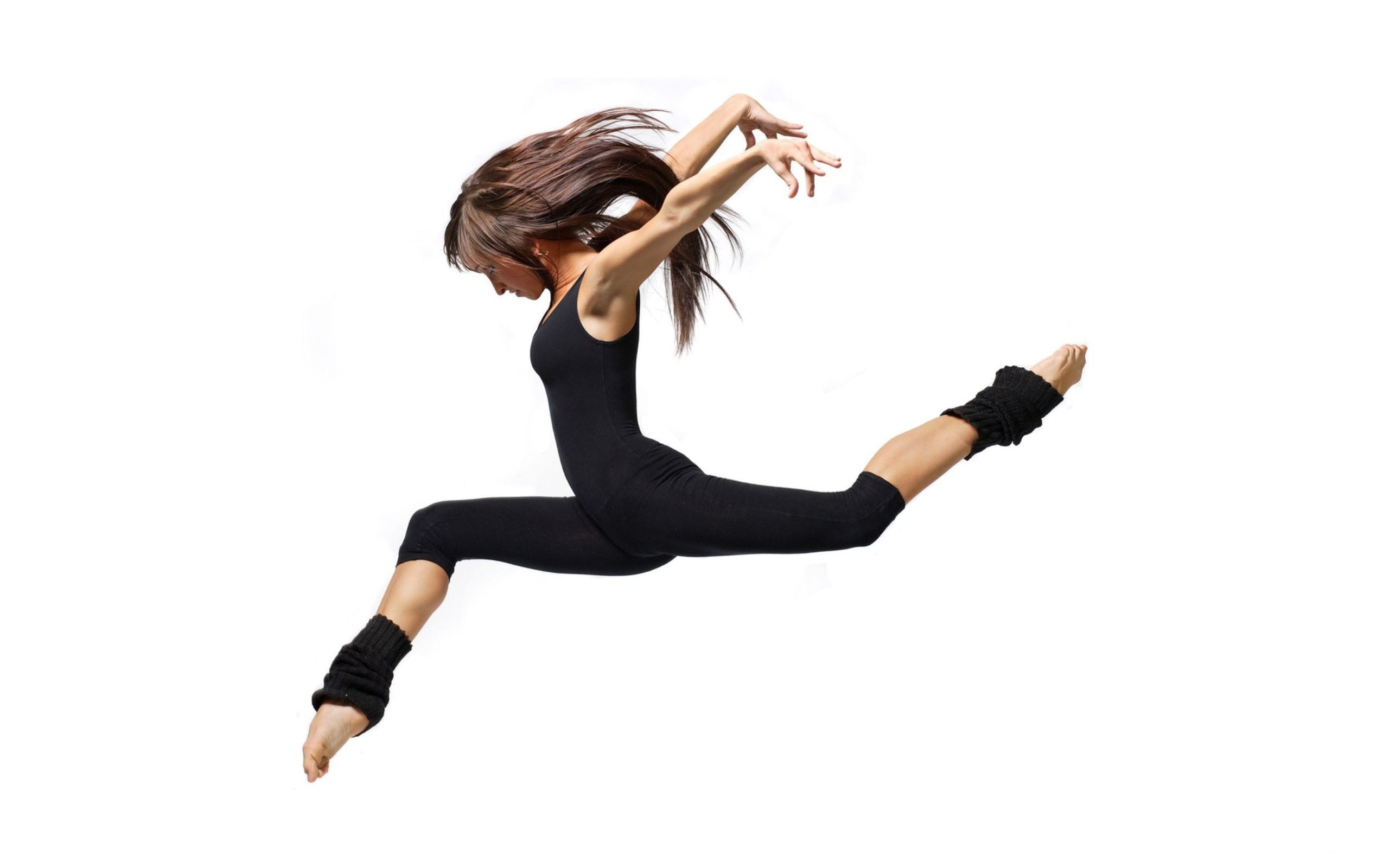 arms raised, golf, breakdancing, ballet Dancer, woman, studio Shot, agility, isolated, girl, stretching, vitality, young women, females, beauty, people, HD Wallpaper