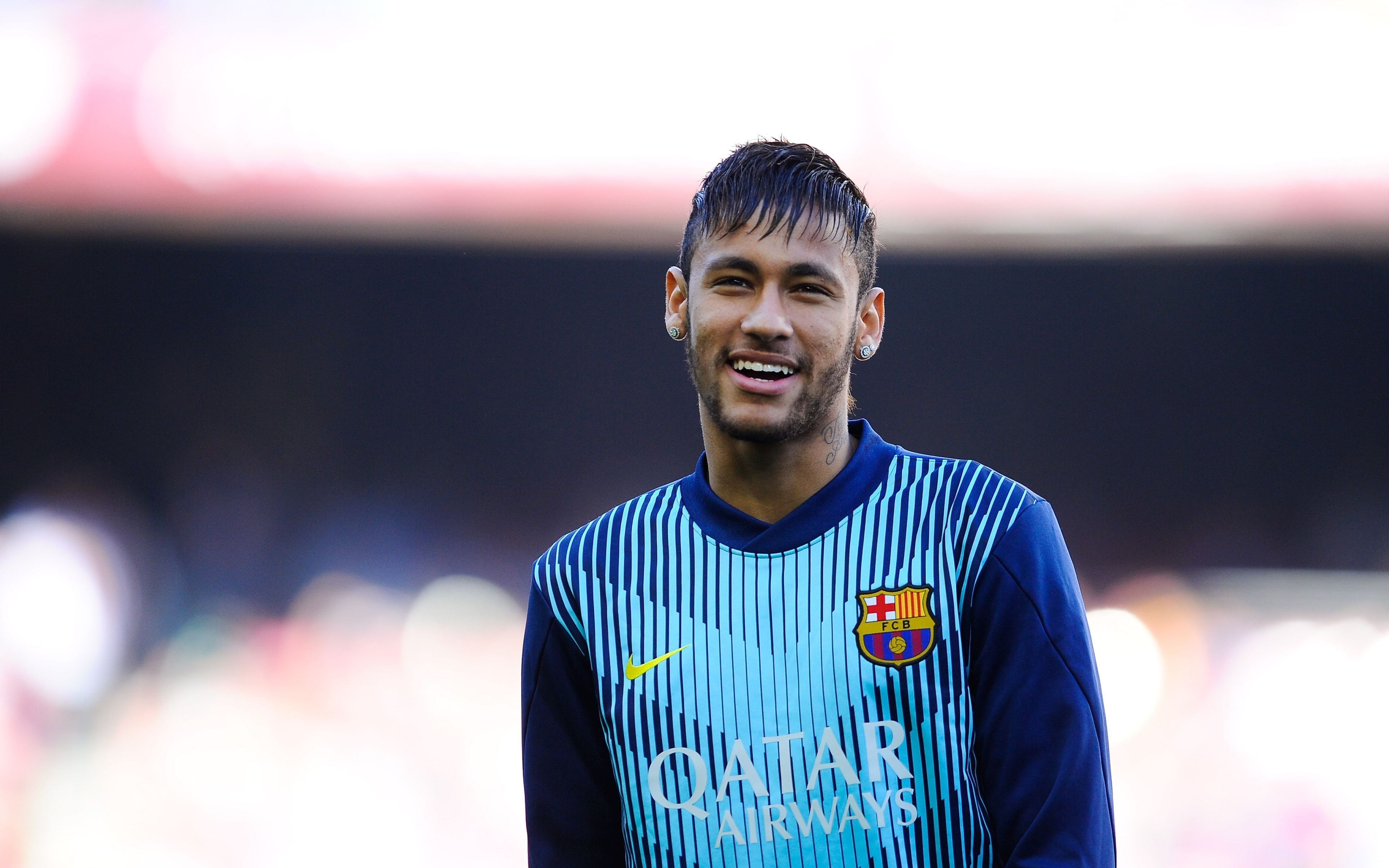 barcelona, 4K, training, neymar, famous, HD Wallpaper