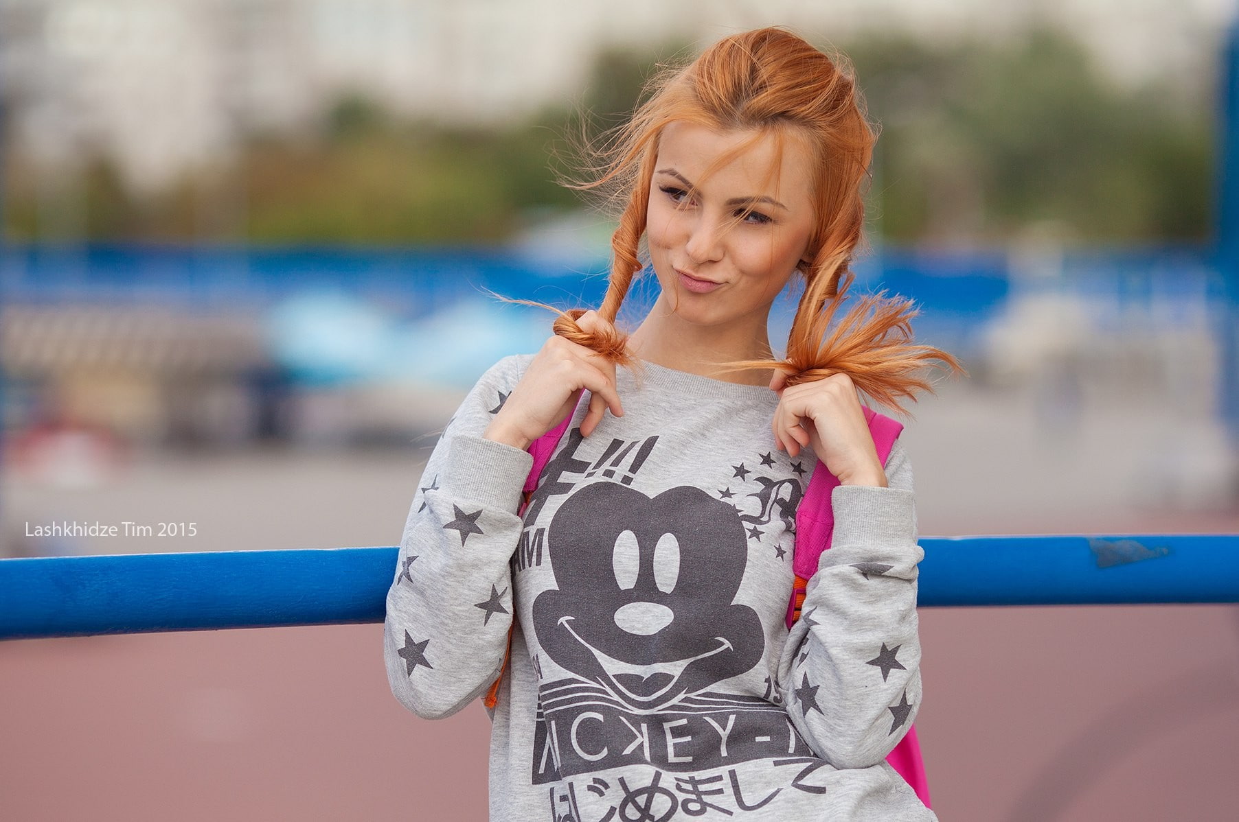 women, pigtails, portrait, 720P, HD Wallpaper